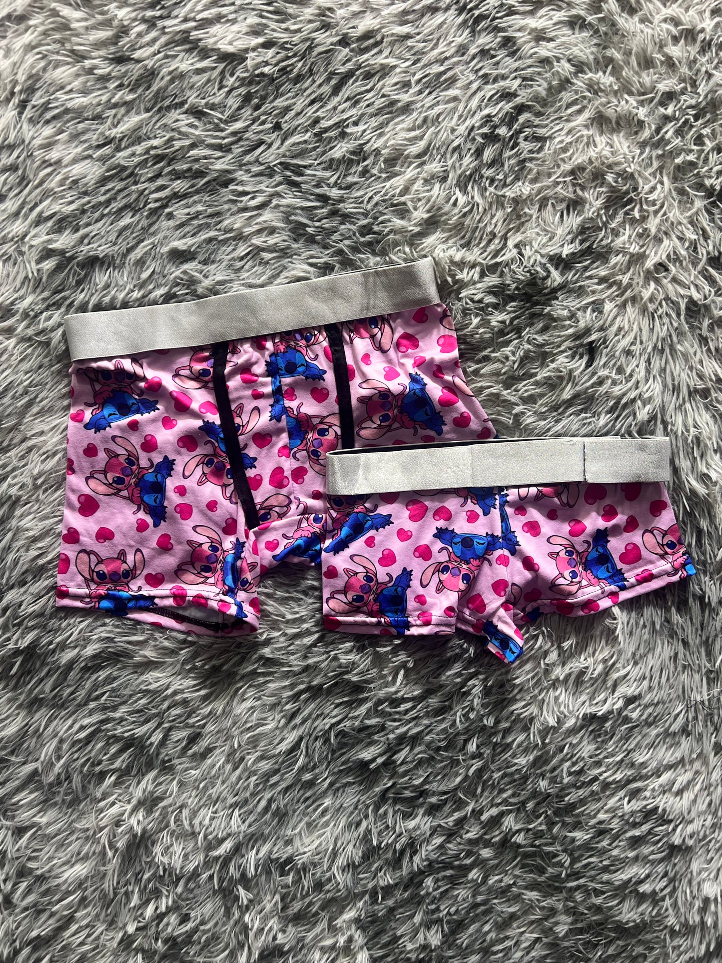 Stitch pink Boxer Matching Set 💙
