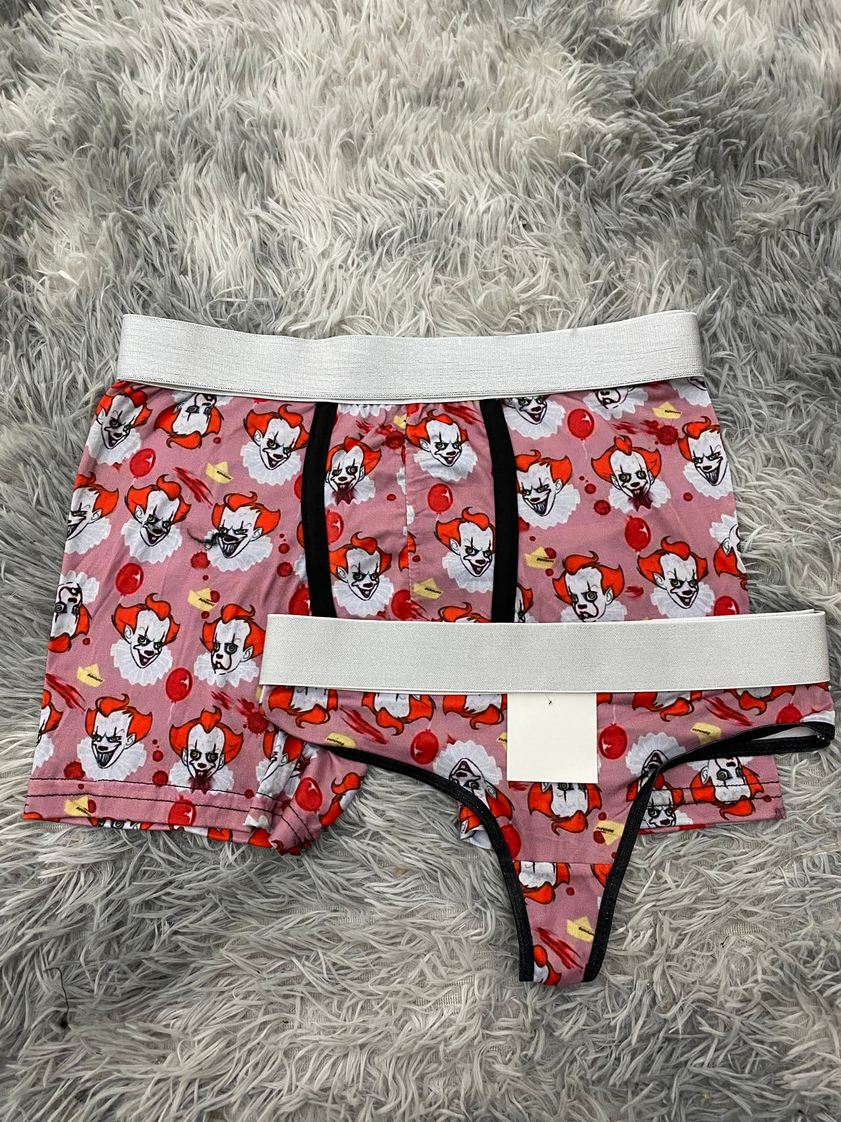 It Faces & Barquitos Papel Matching Boxer & Thong