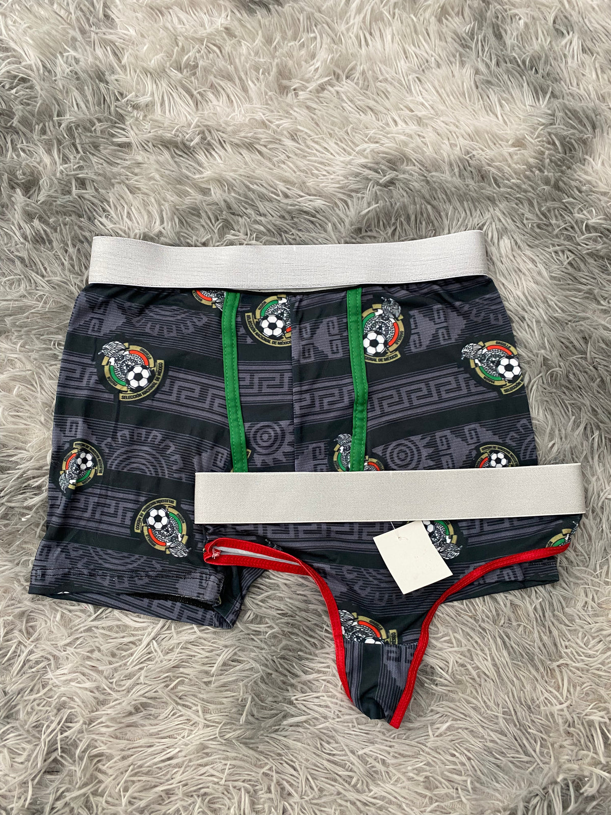 National Team Black Background Duo With Thong