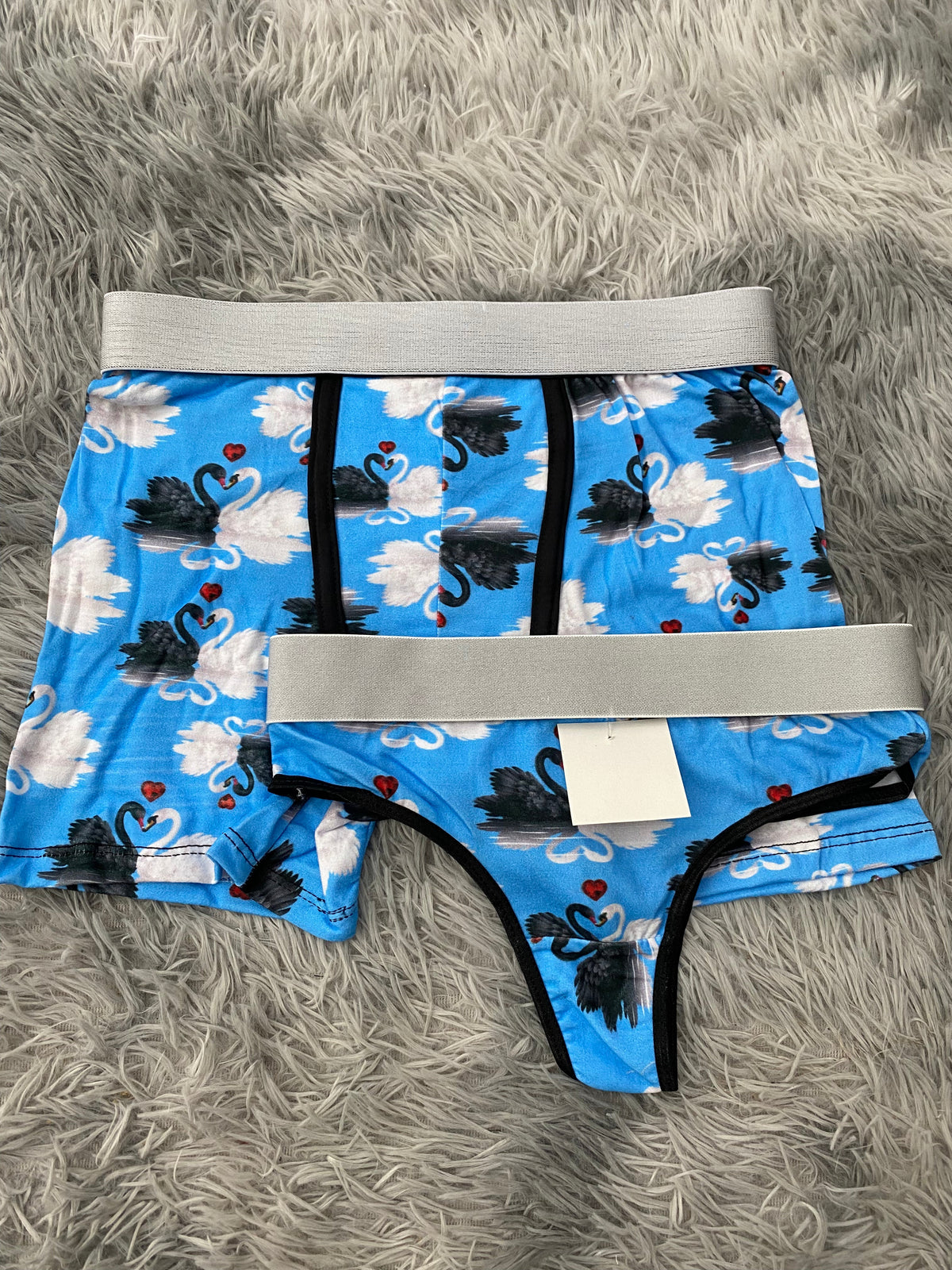 Cisne Heart Matching Boxer & Thong