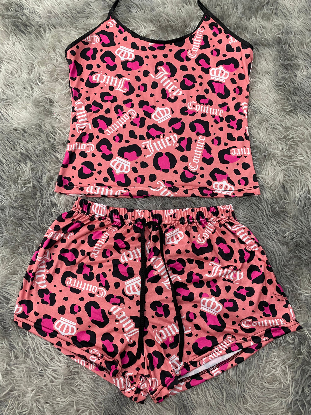Juicy Animal Print Women's Pajama Set