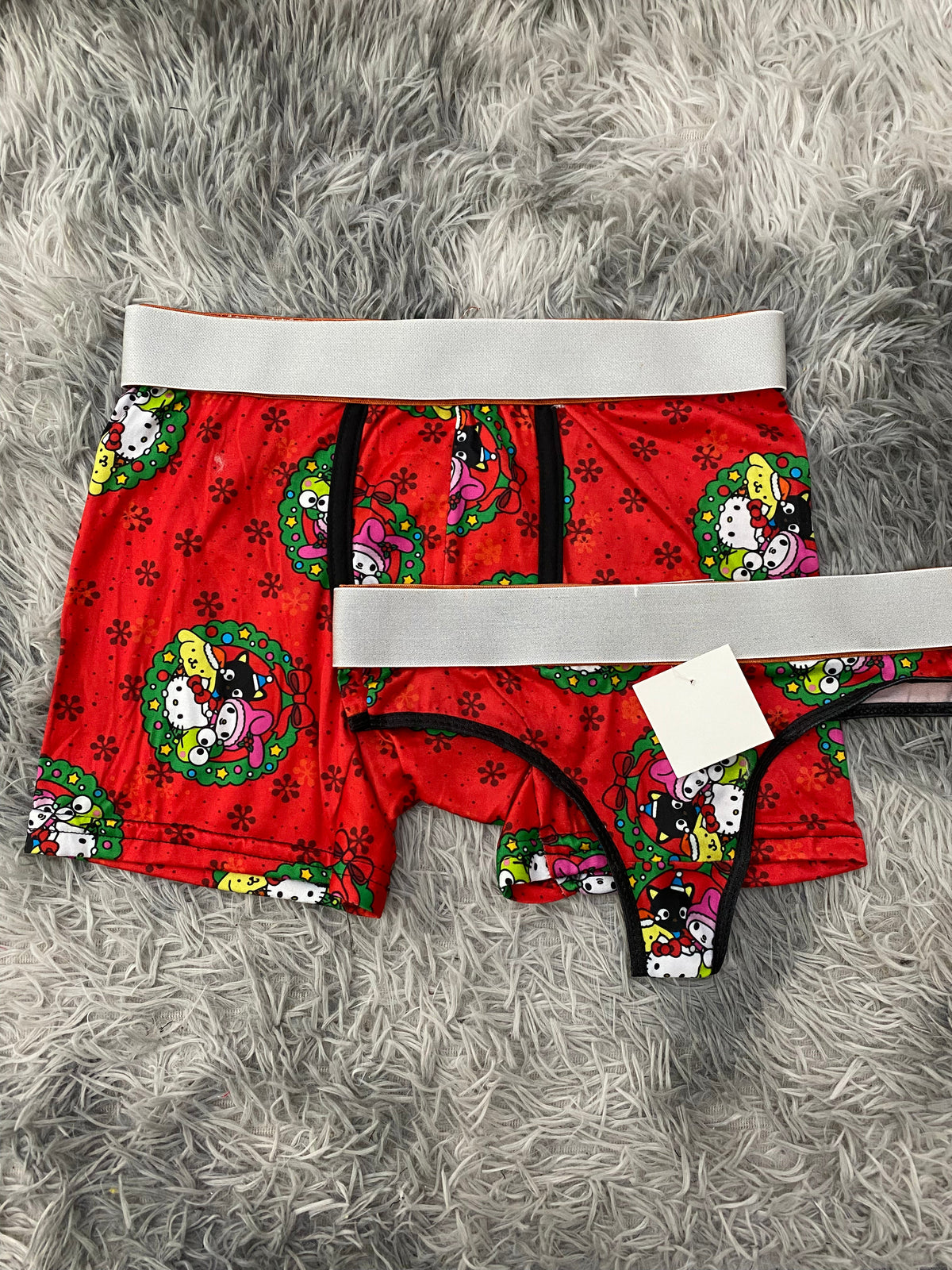 Sanrio Christmas Matching Boxer & Thong
