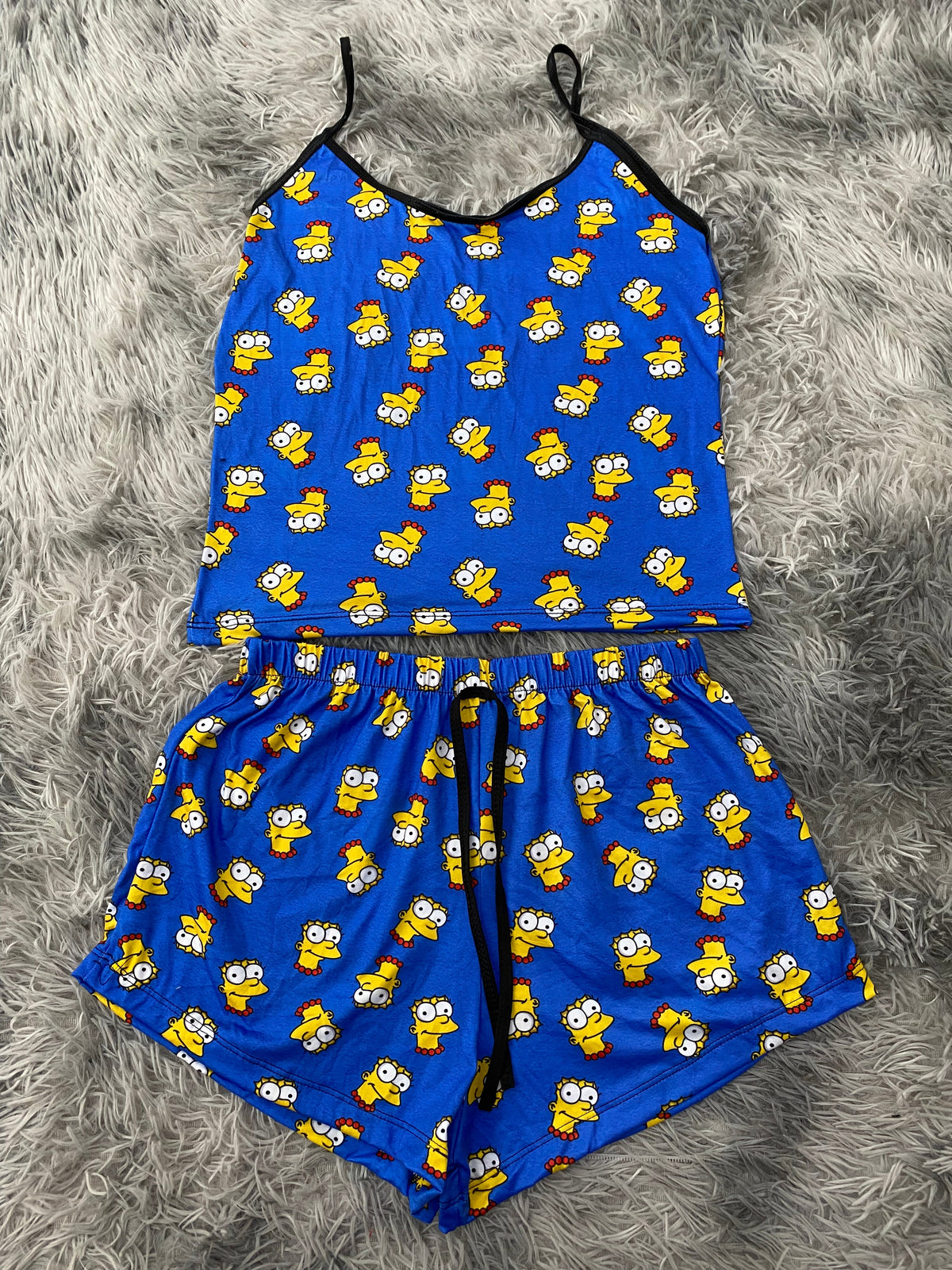 Marge Faces Brush Women's Pajama Set
