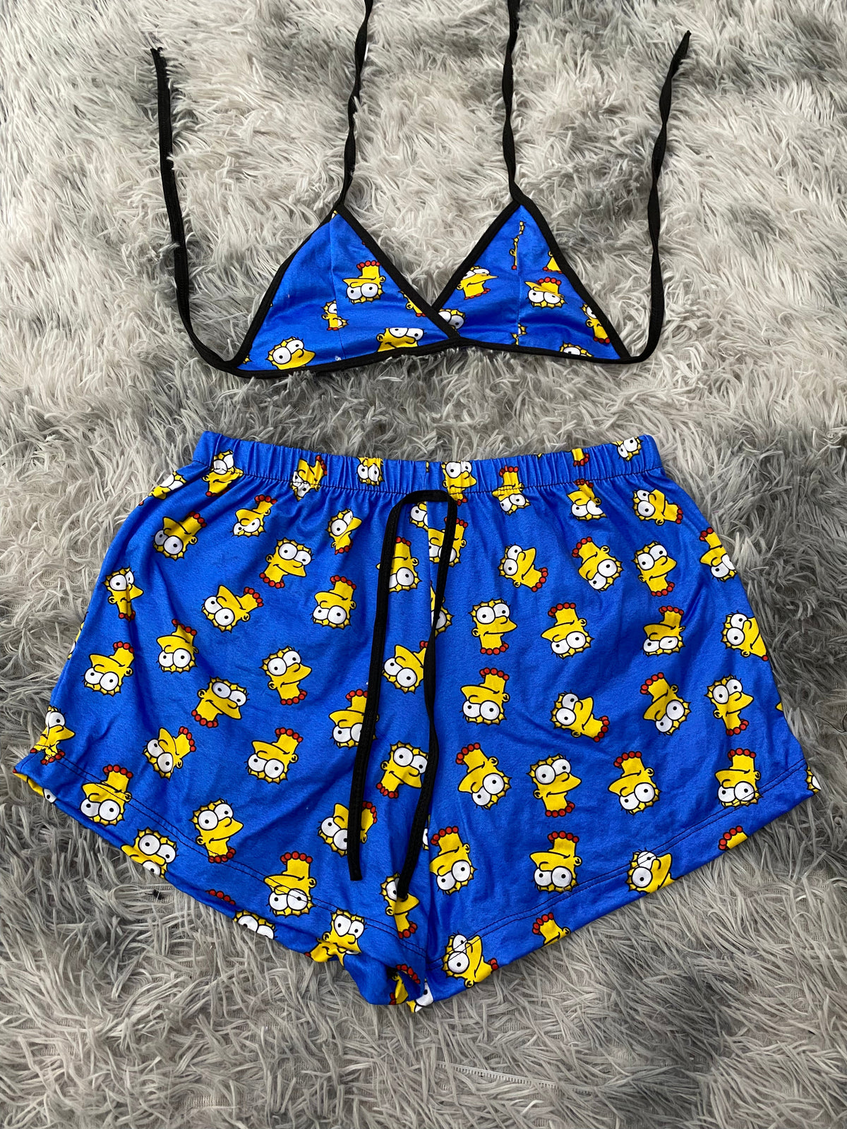 Marge Faces Matching Top & Short