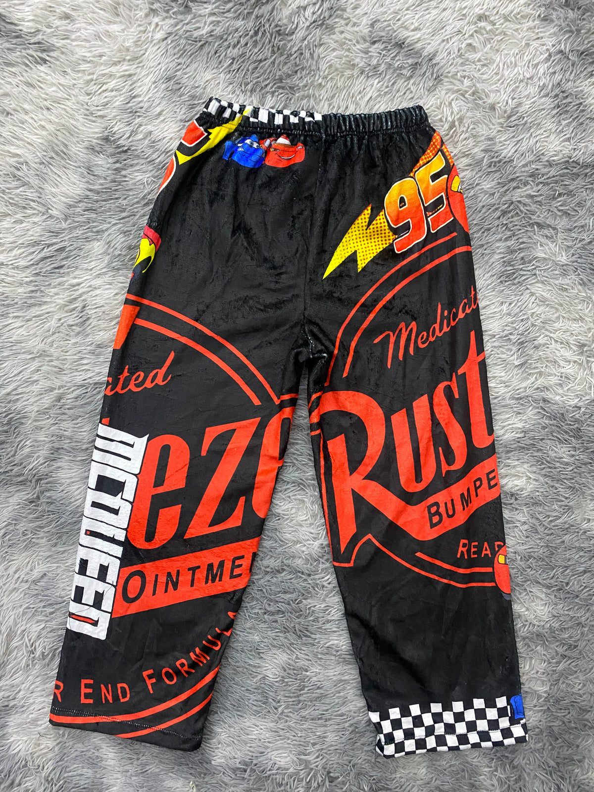 Cars Black Pajama Pants