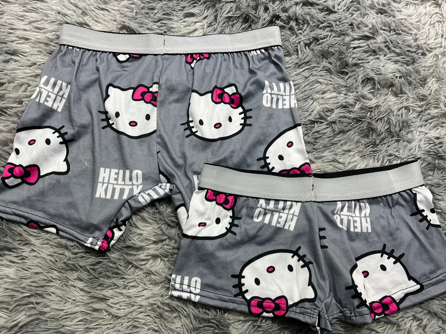 Hello kitty grey Boxer Matching set