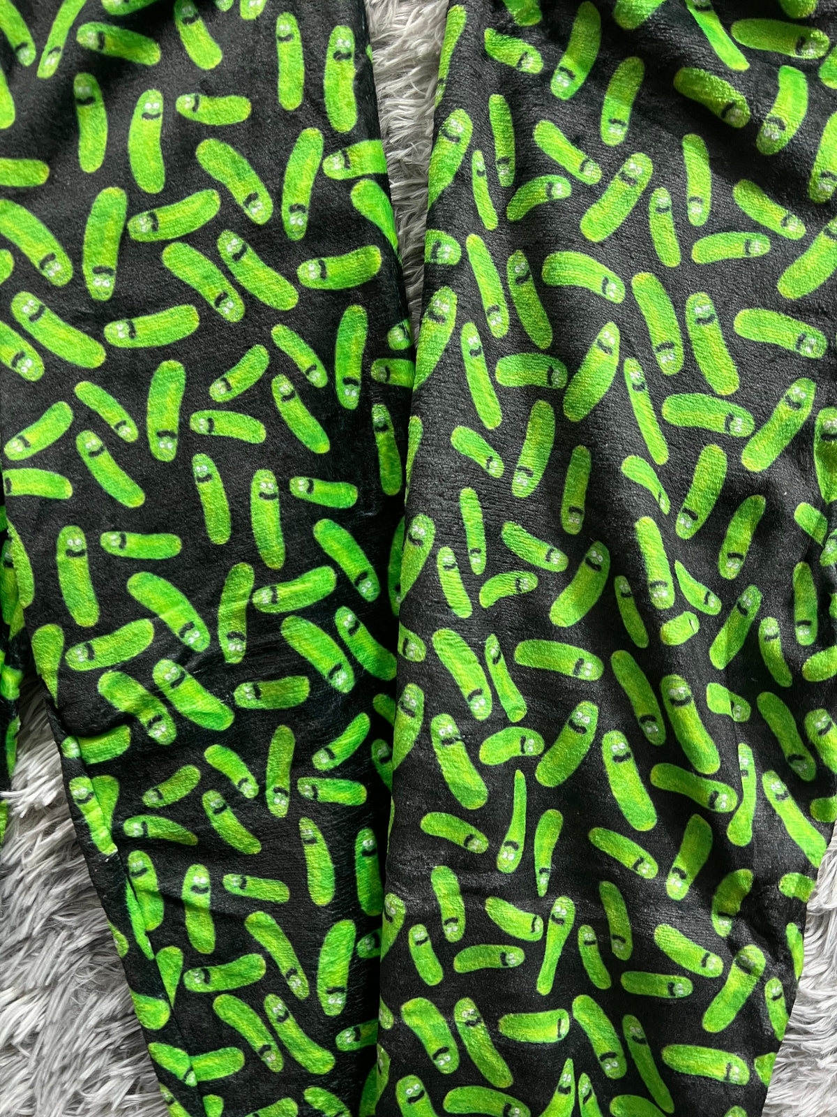 Pickle Rick Matching Plushie PJs