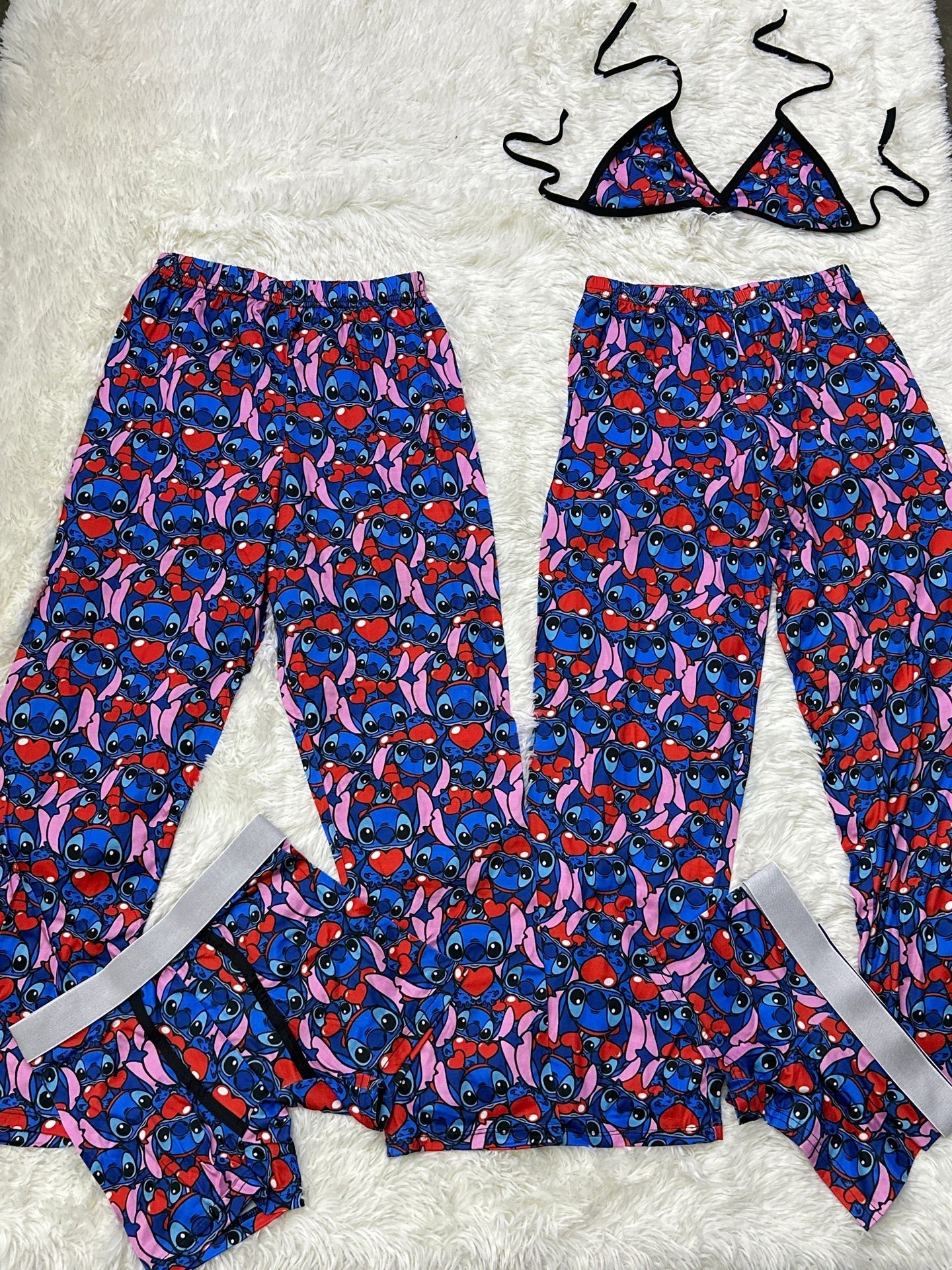 Stitch Hearts 5 Piece PJ - Fundies