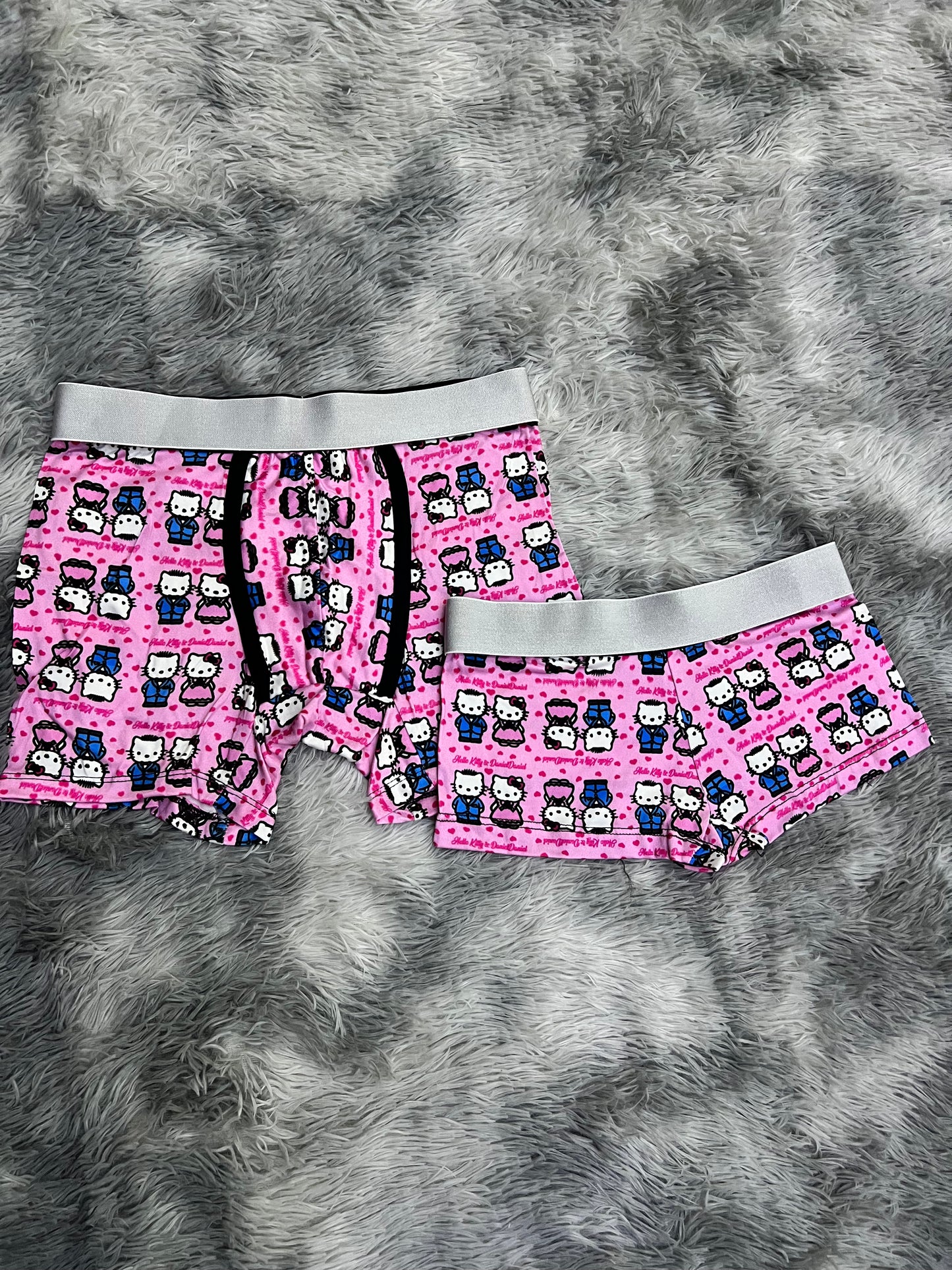 Hello kitty and her boyfriend Daniel couples matching underwear boxer and boxer MIXED SIZES