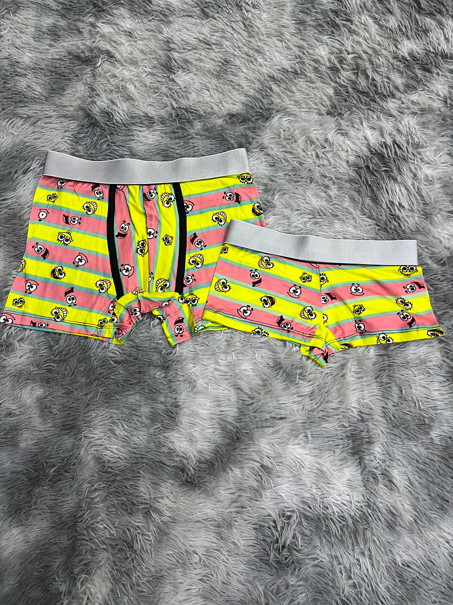 Bob and Patrick couples matching underwear boxer and boxer MIXED SIZES