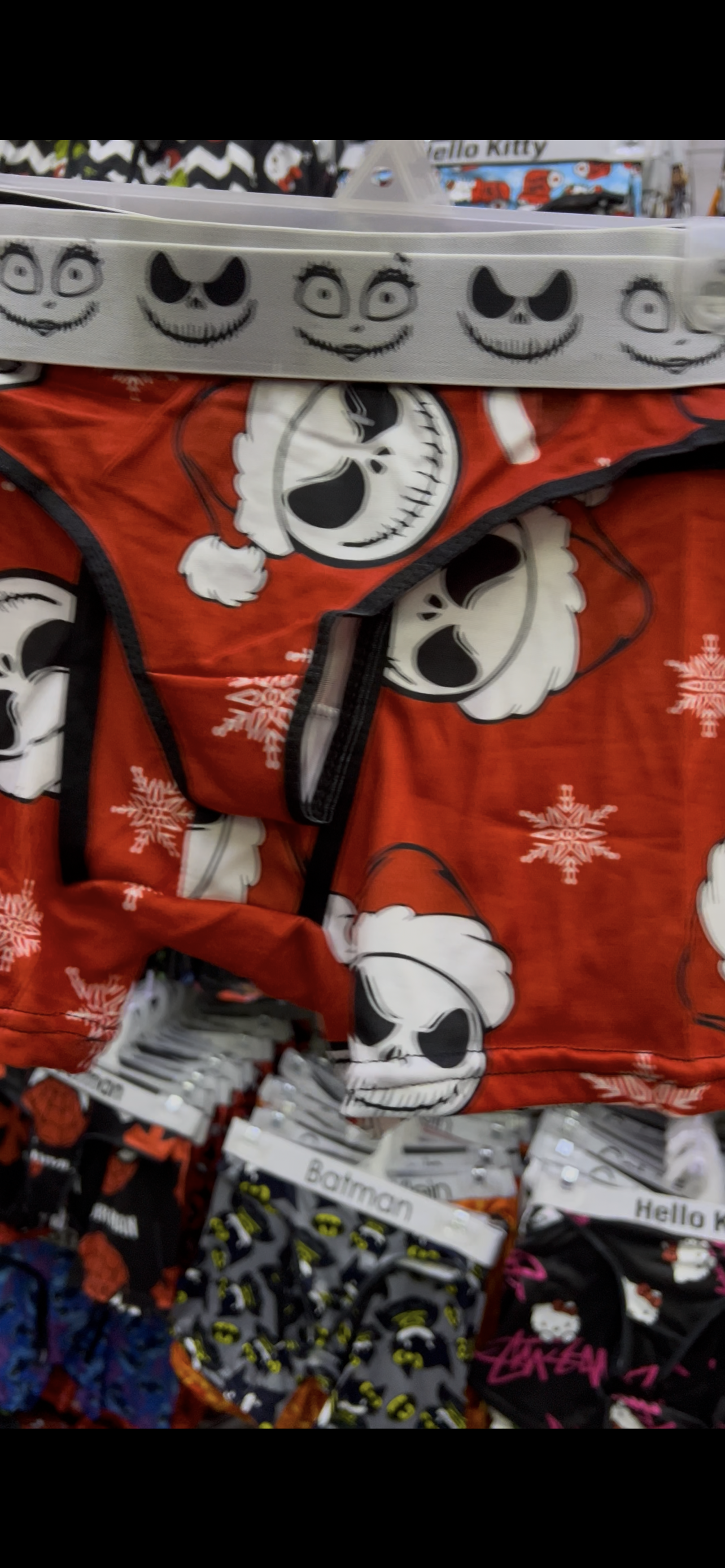 Noghtmare before Christmas matching couples underwear