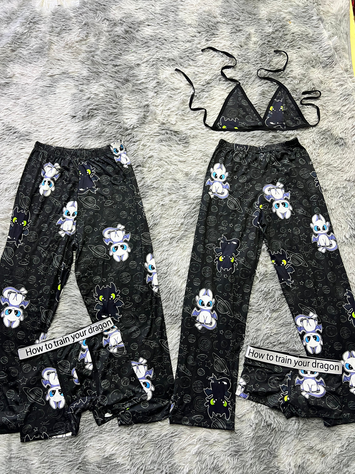 Dragon 5 Piece PJ Set
