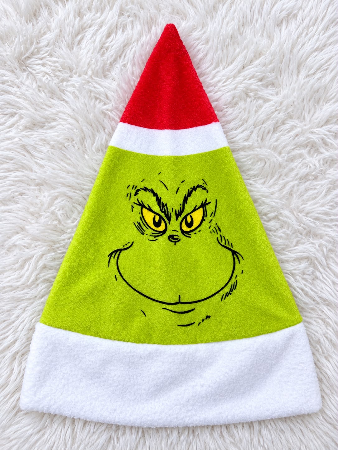 Grinch Stripes Christmas Hat