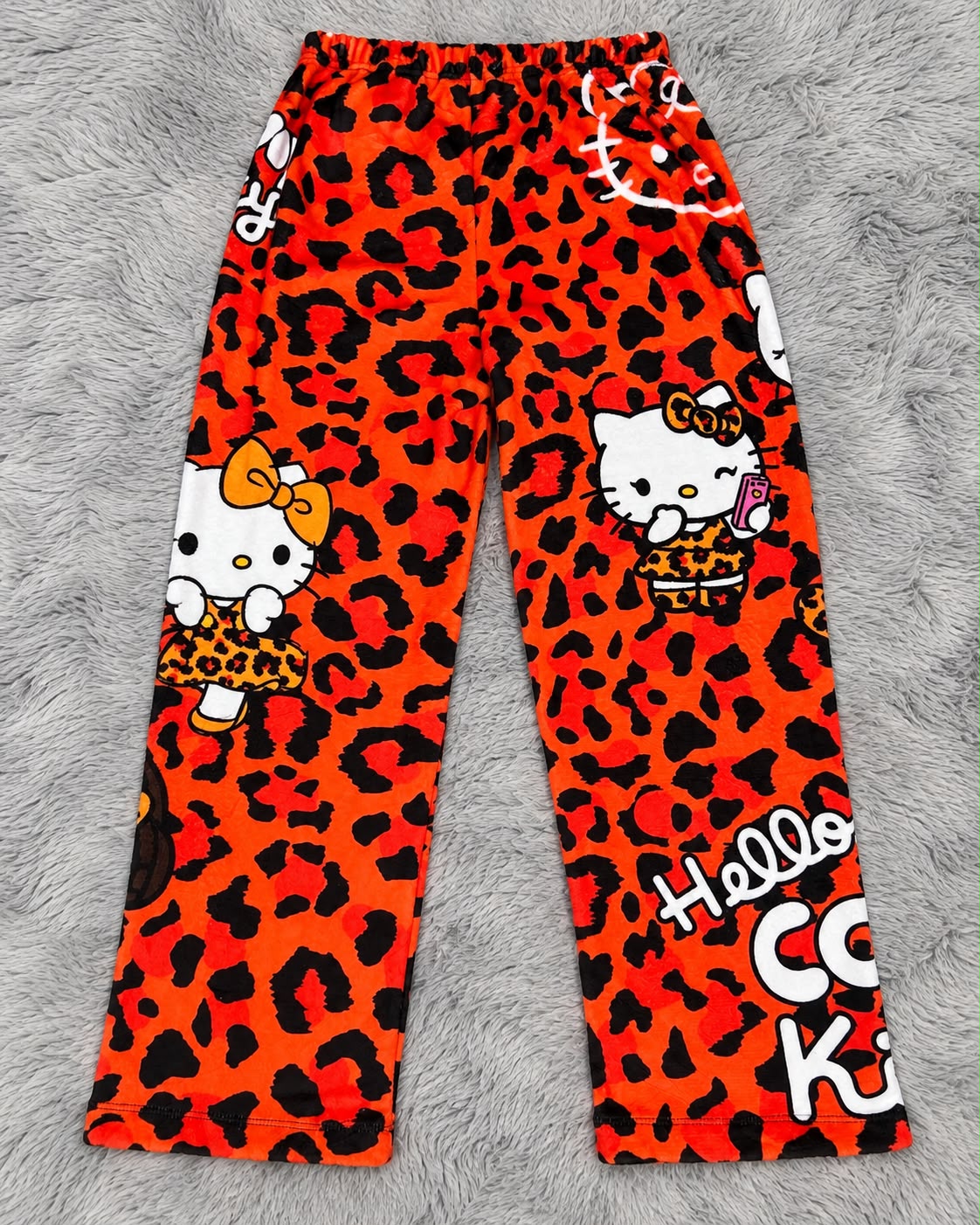 Kitty Animal Print Pajama Pants