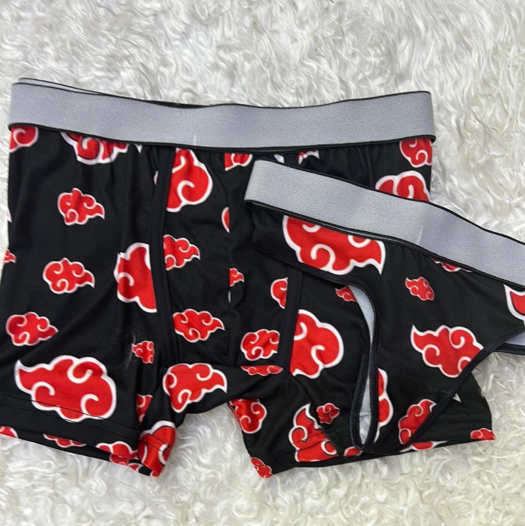 Akatsuki Black Red Duo With Thong