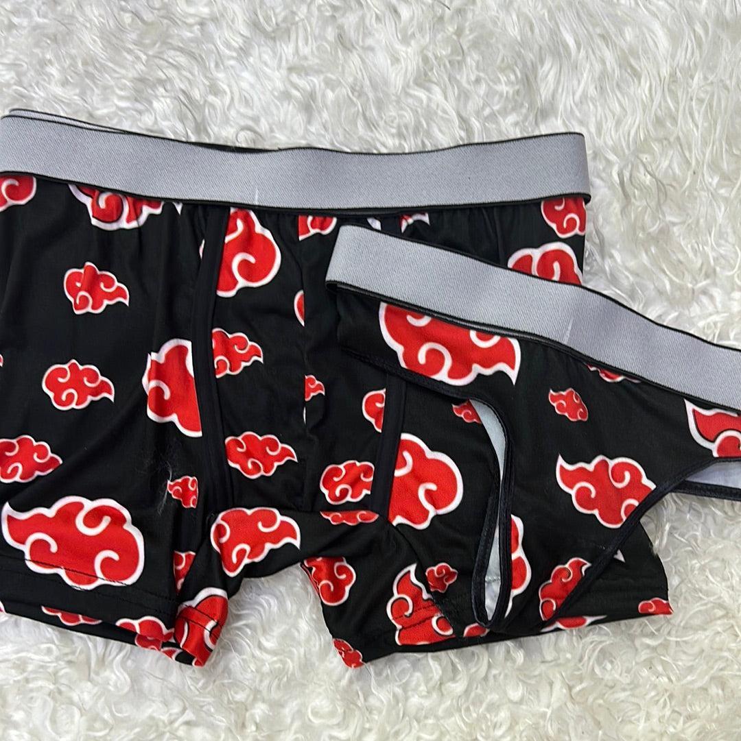 Akatsuki Black Red Duo With Thong - Fundies