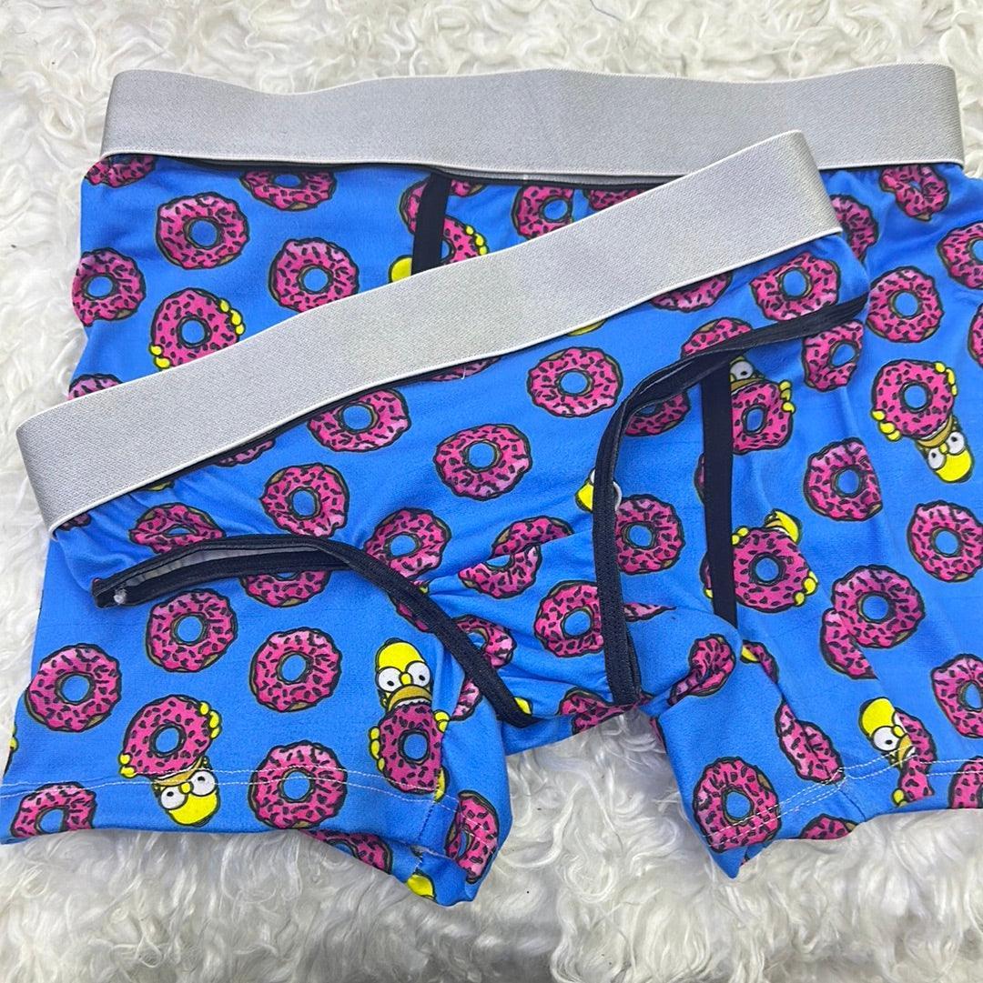 Homer Donuts Blue Duo With Thong - Fundies