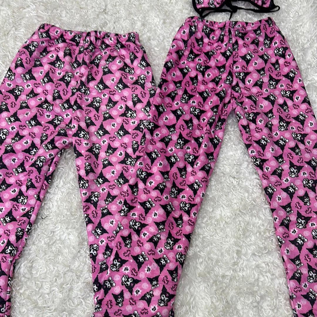Kuromy Pink Matching Plush PJs