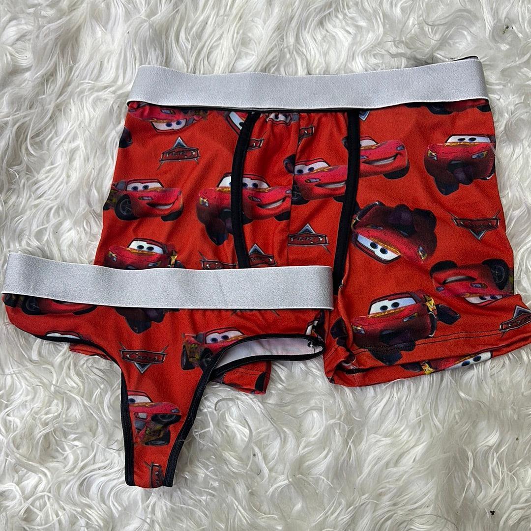 McQueen Red Duo With Thong - Fundies