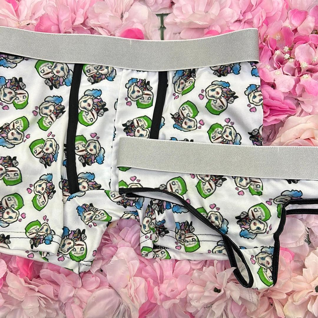 Harley Queen Joker Duo One-size With Thong - Fundies