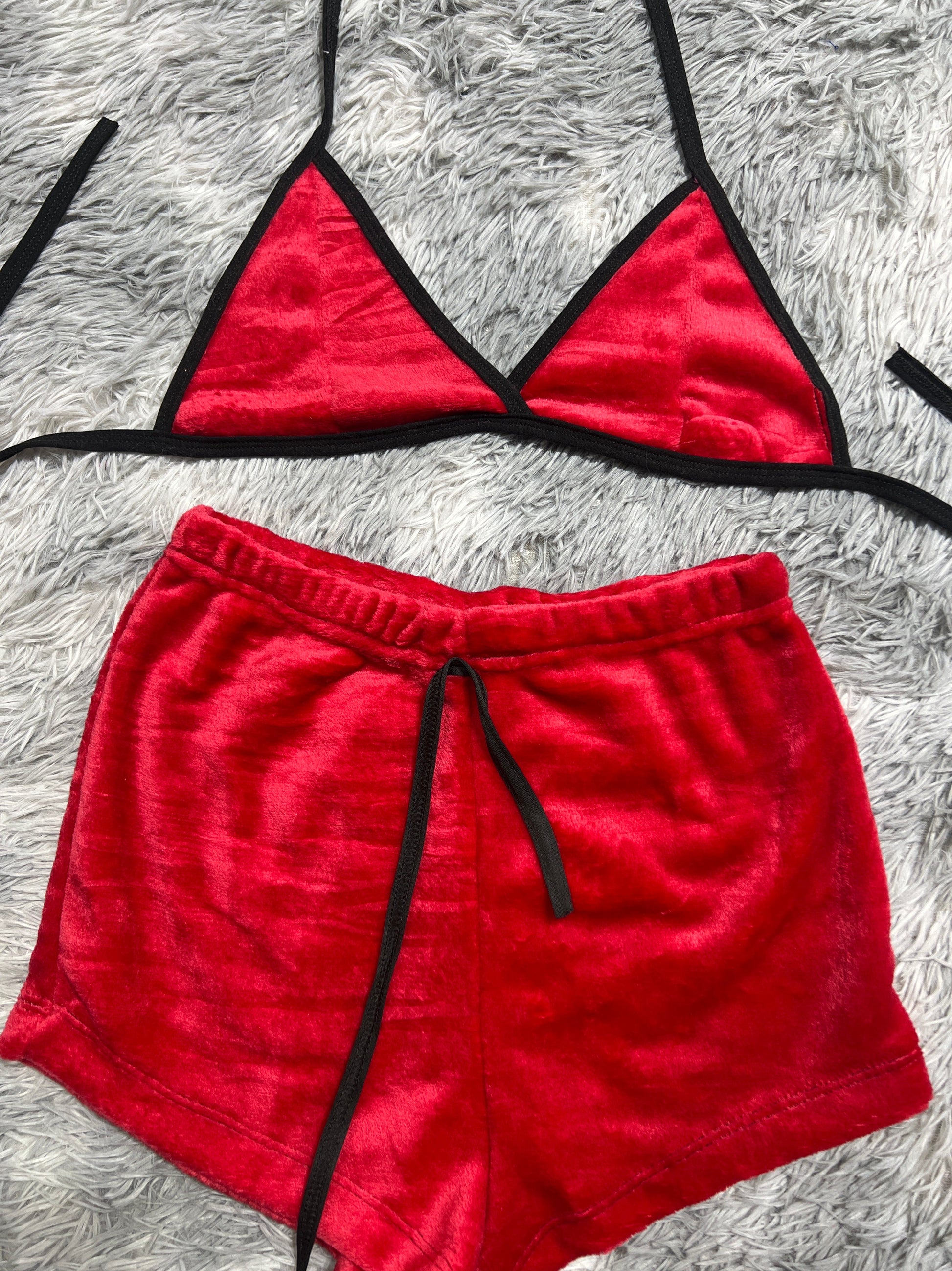 Red Matching Top & Short - Fundies