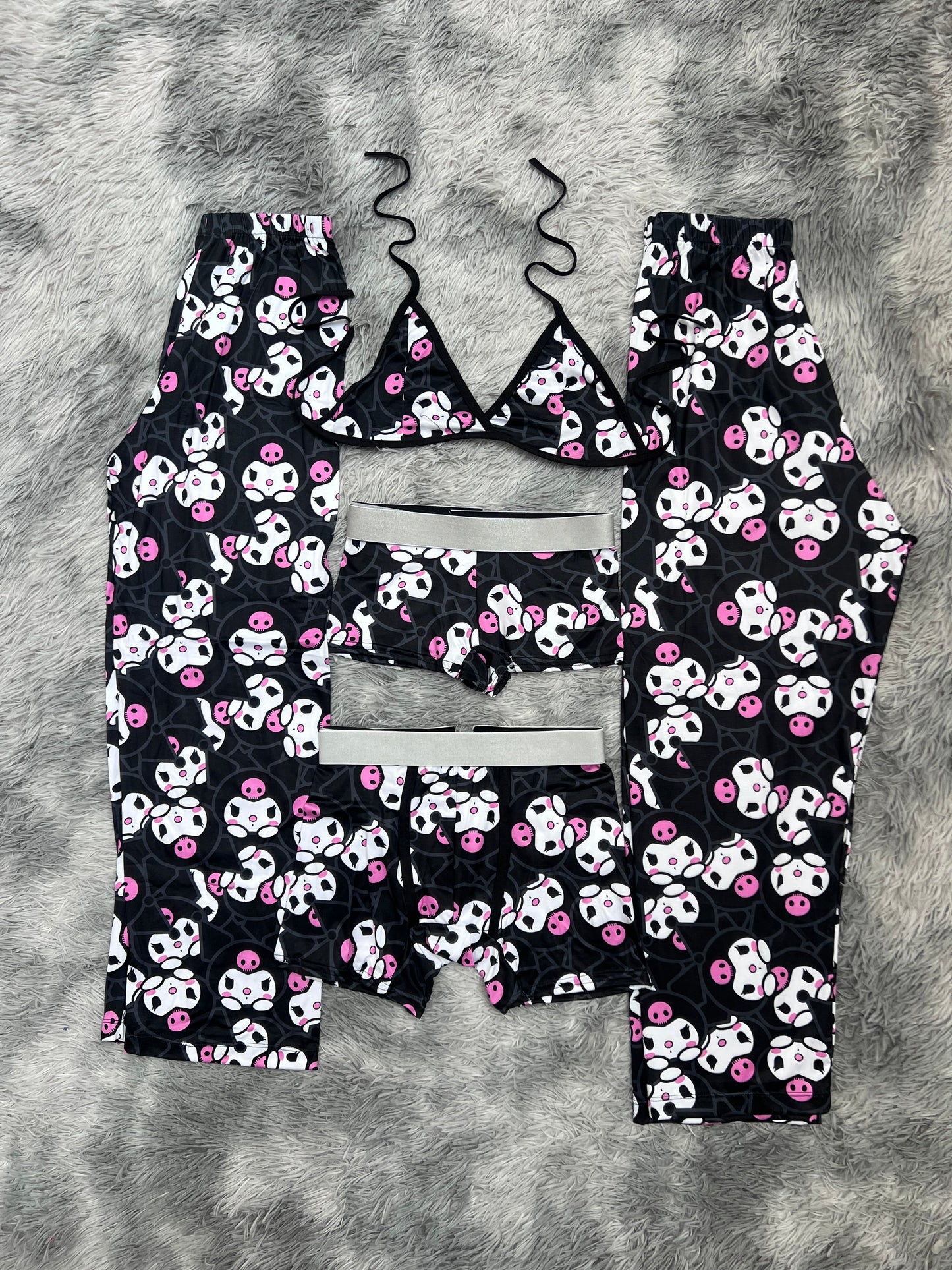 Kuromi Faces 5 Piece PJ - Fundies