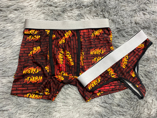 The She-devil Duo One-size Thong - Fundies