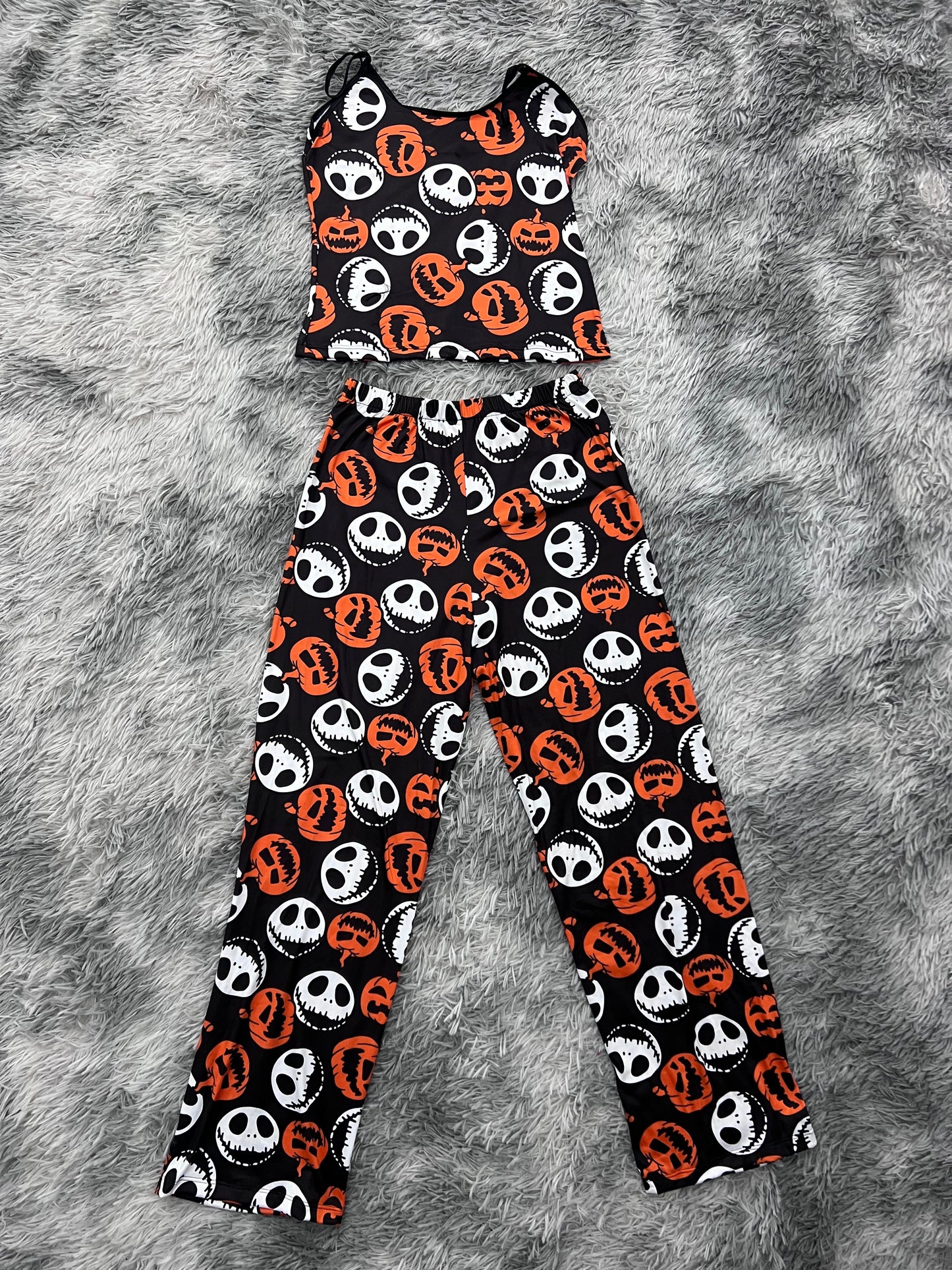Jack And Pumpkin Women's Pajama Set - Fundies