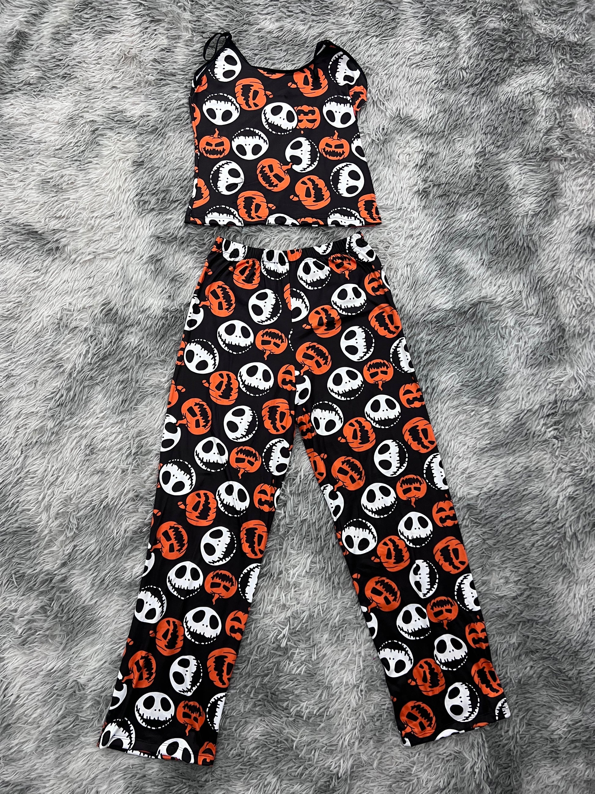 Jack And Pumpkin Women's Pajama Set - Fundies