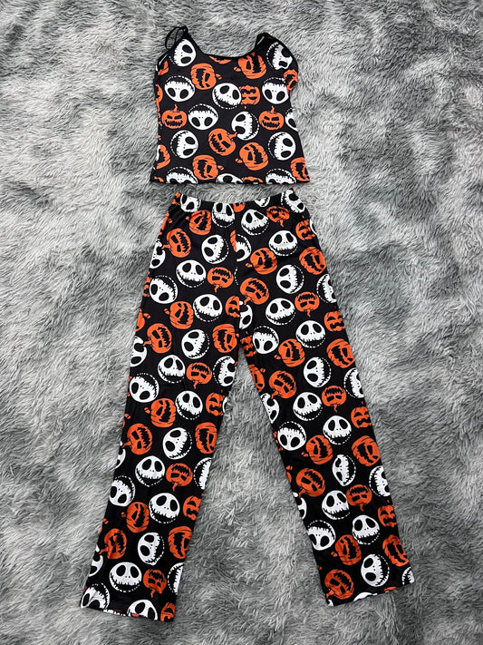 Jack And Pumpkin Women's Pajama Set - Fundies