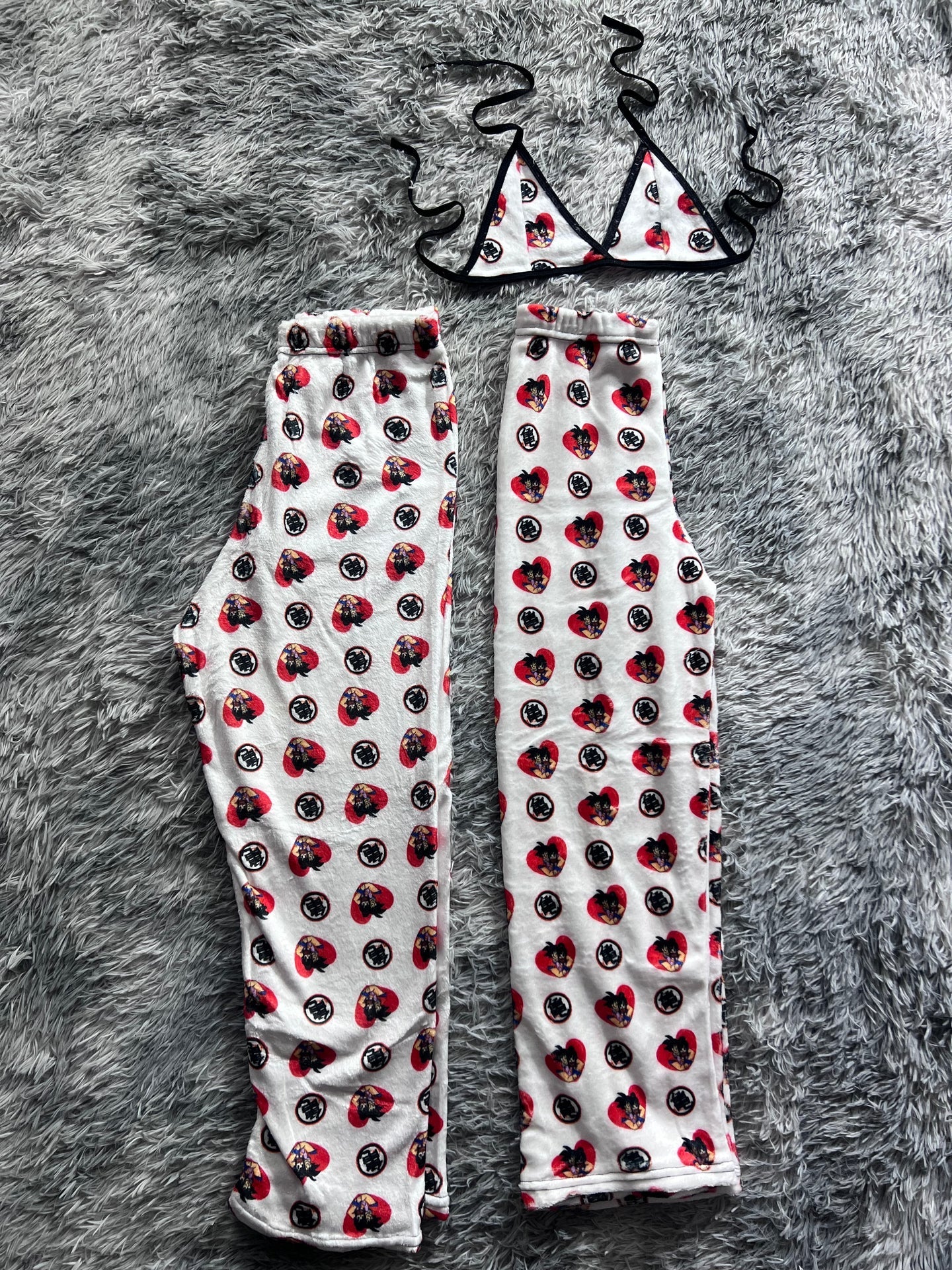 Goku And Milk Heart Matching Plushie PJs - Fundies