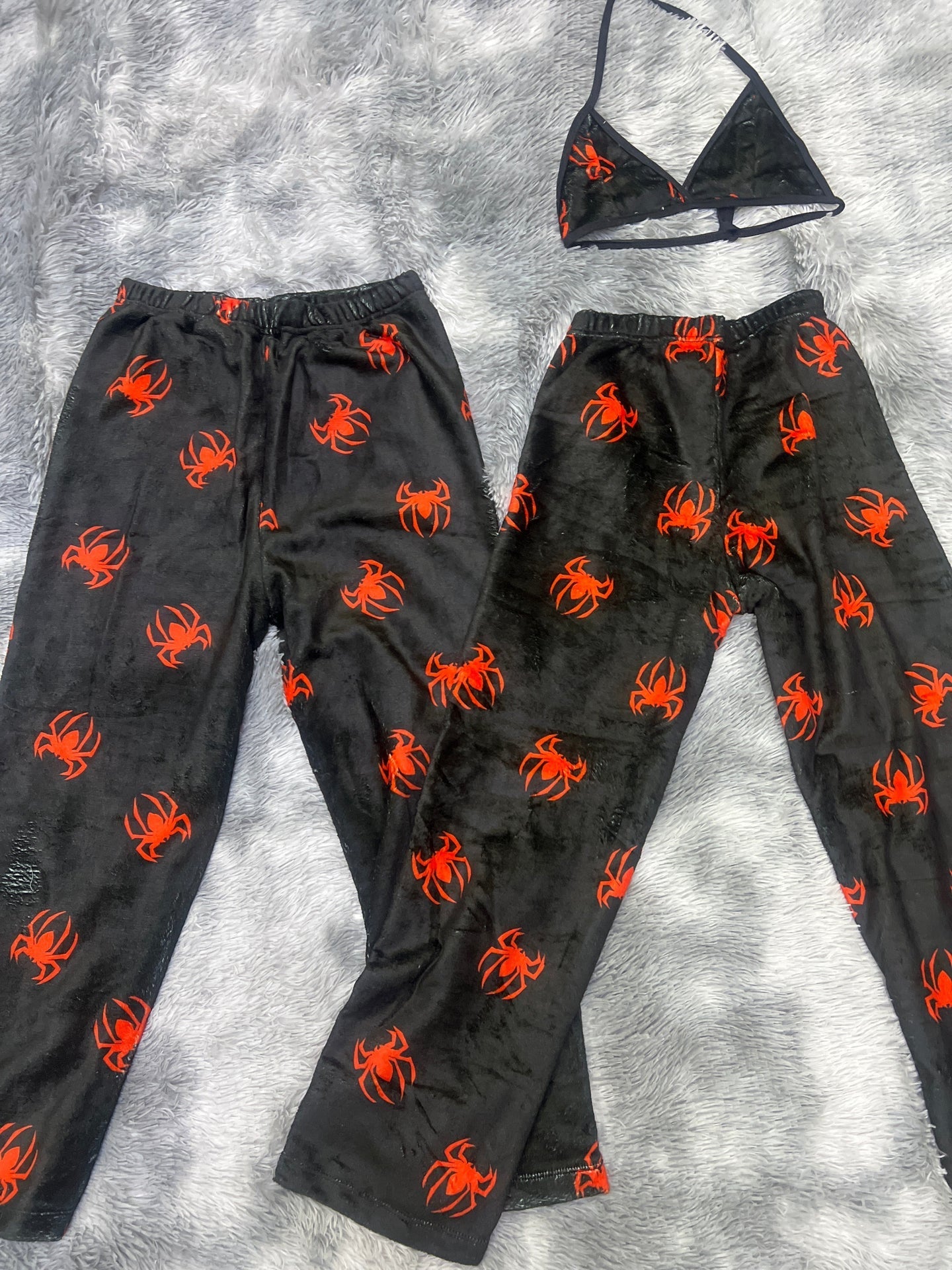 Spider Black Matching Plushie PJs - Fundies