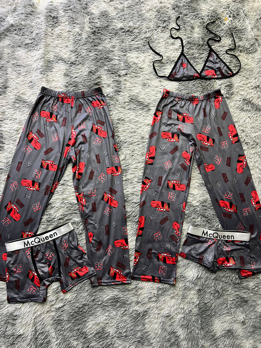 Grey McQueen  5 pcs pajama duo