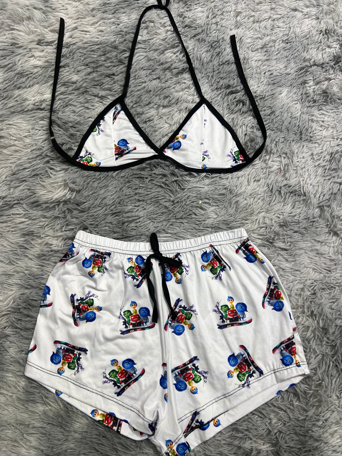 Inside Out Brush Matching Top & Short - Fundies