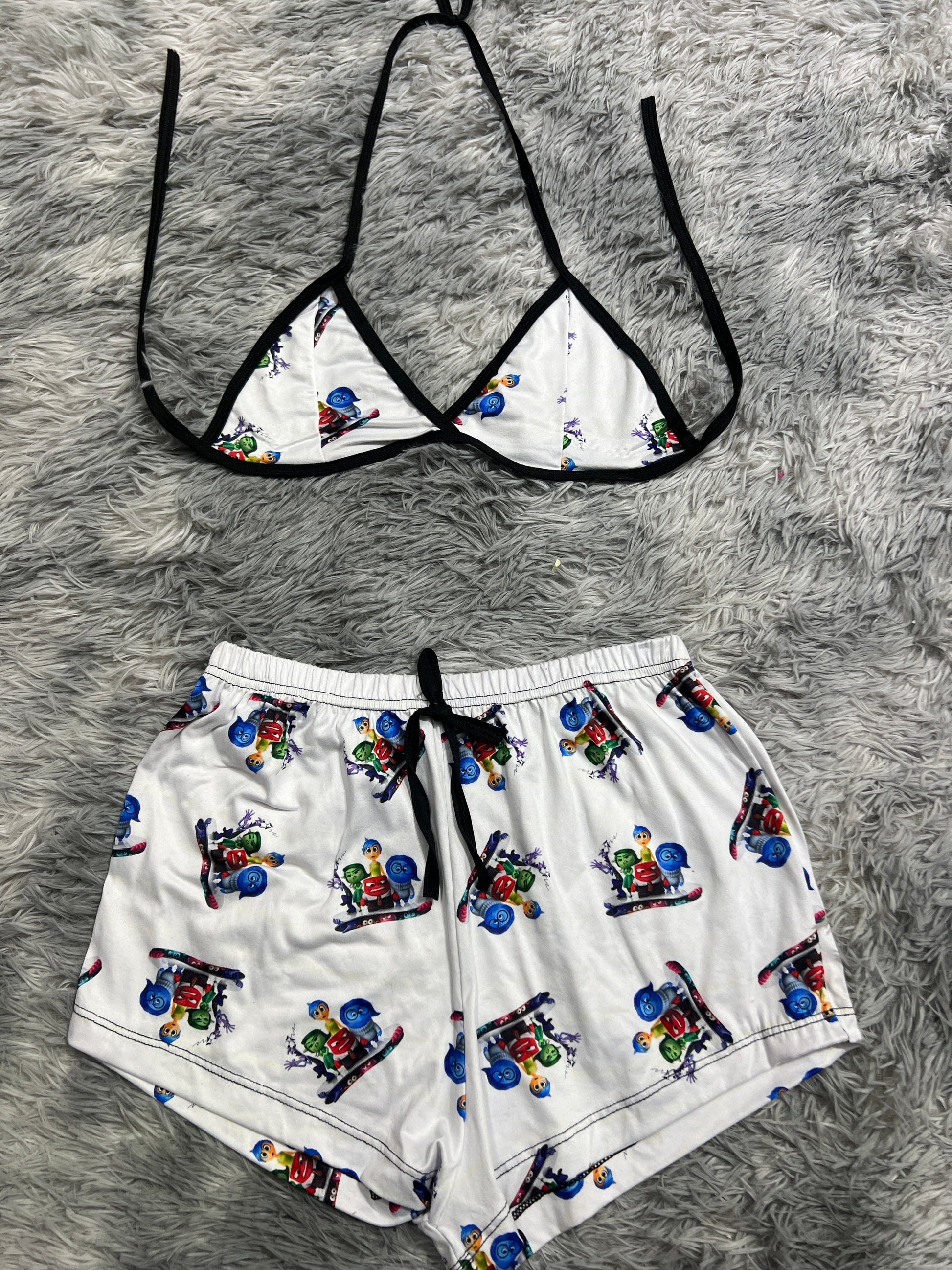 Inside Out Brush Matching Top & Short - Fundies