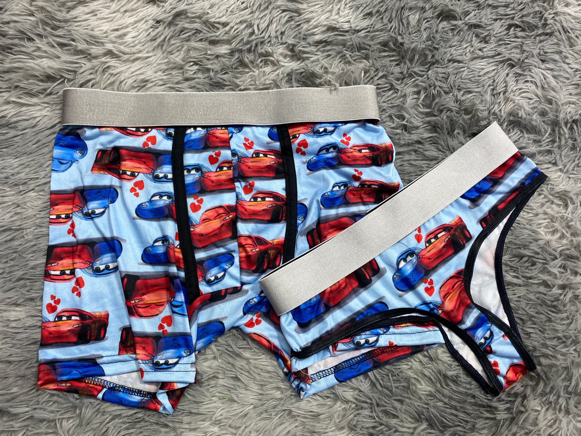 McQueen And His Girlfriend Duo One-size Thong - Fundies