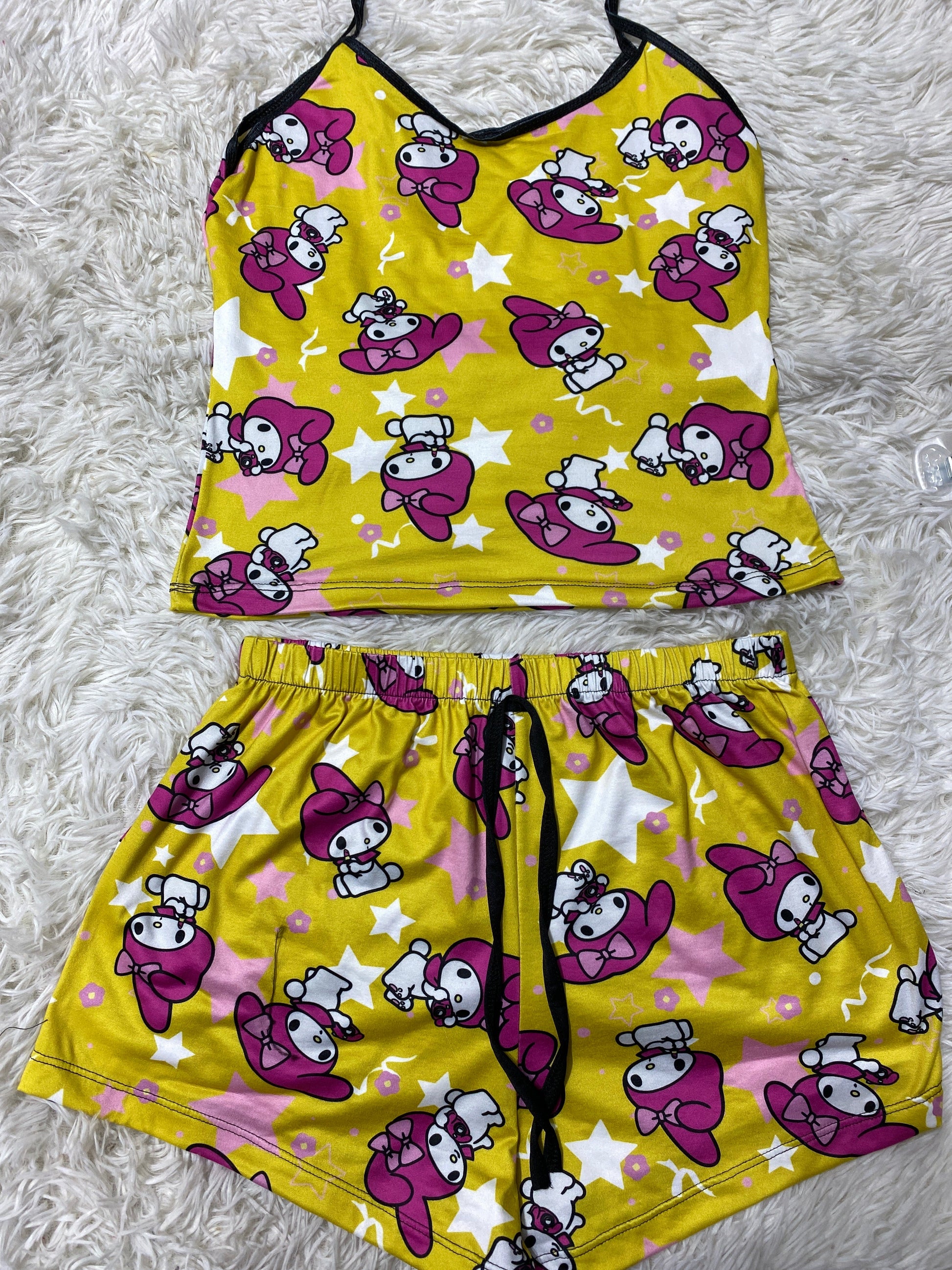 Melody Yellow Women's Pajama Set - Fundies