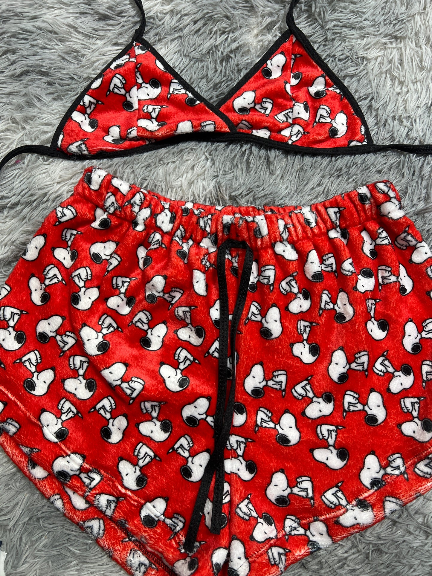 Snoopy Red Matching Top & Short - Fundies