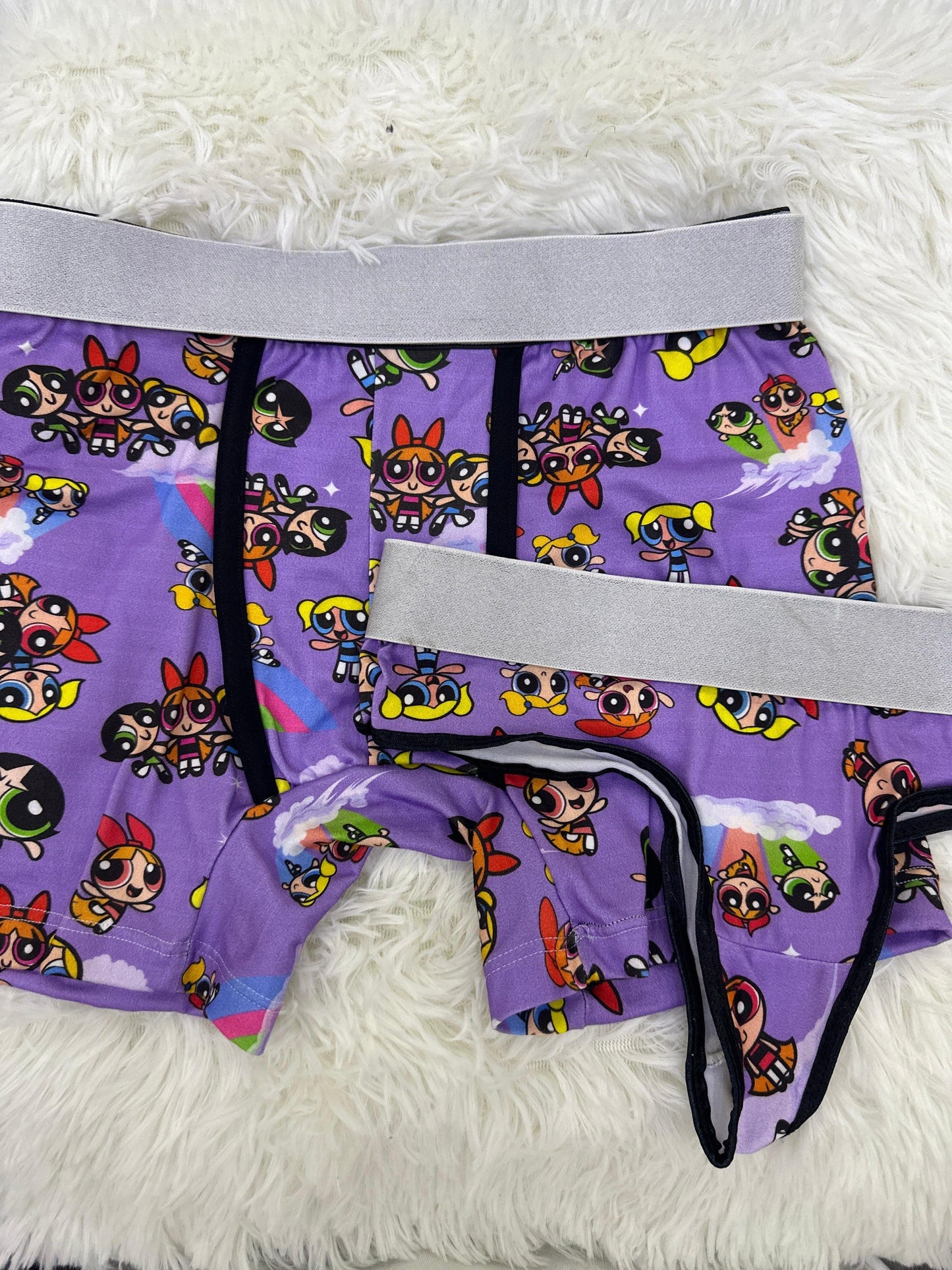 powerpuff girls purple background matching couples underwear - Fundies