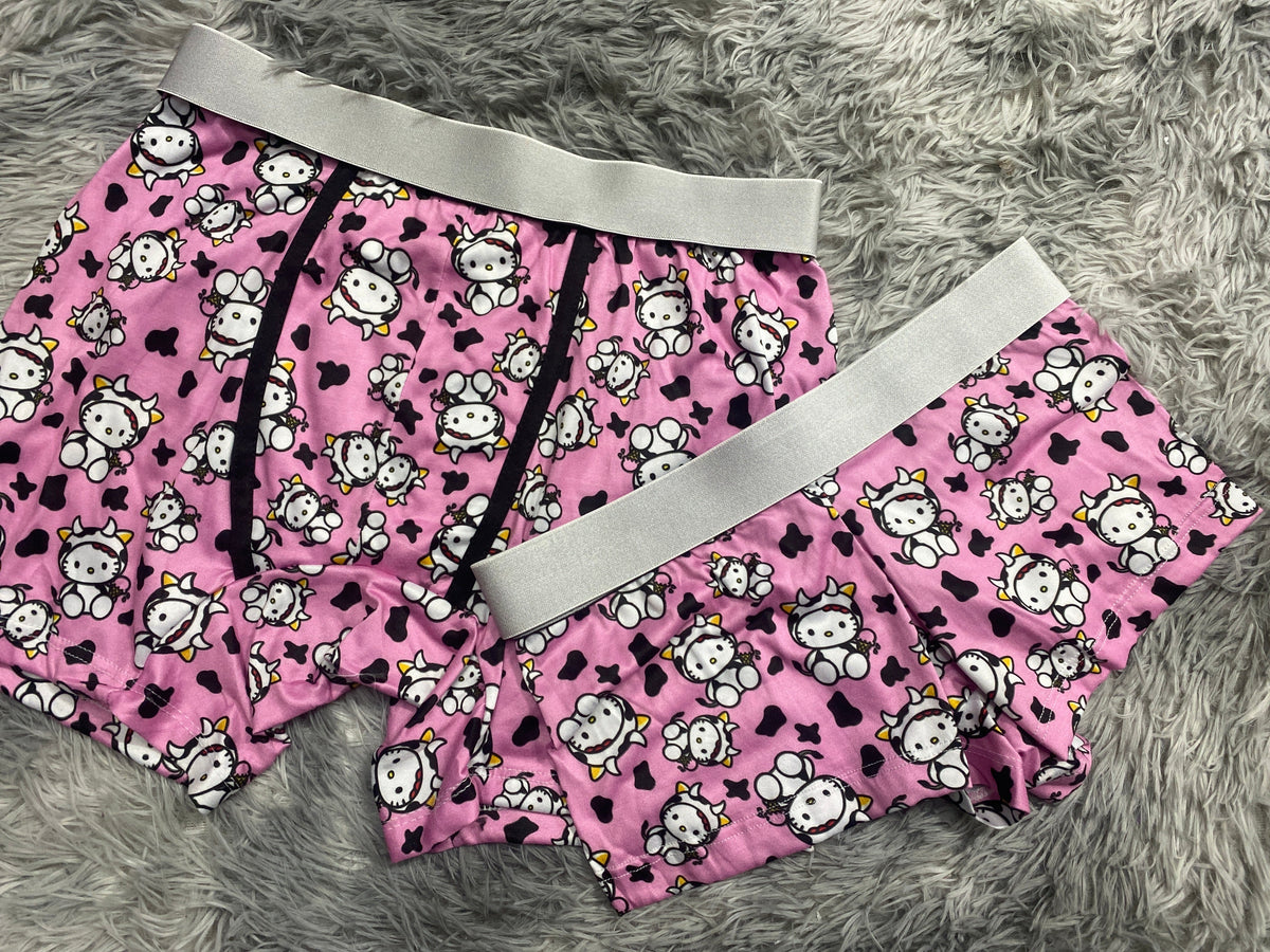 Kitty Cow Matching Boxers