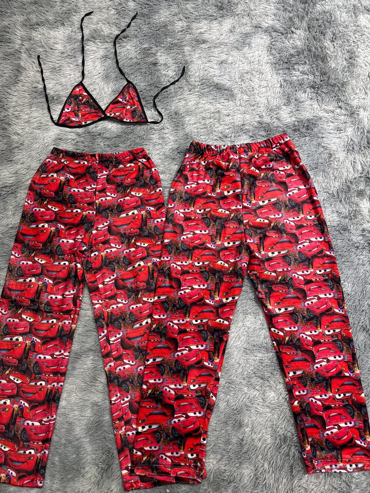 Lightning McQueen Matching Plushie PJs - Fundies