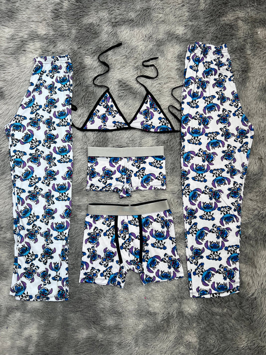 Stitch Cow 5 Piece PJ - Fundies