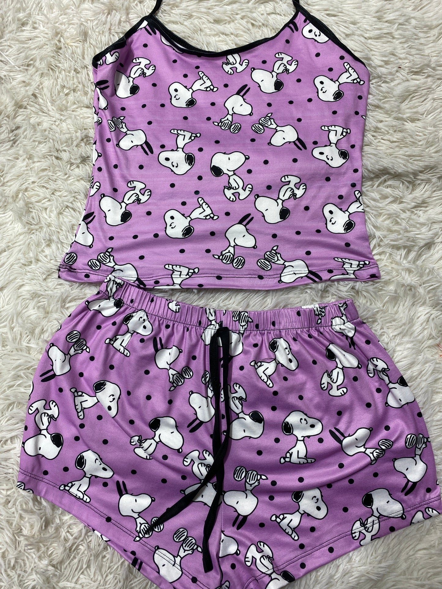 Snoopy Purple Women's Pajama Set - Fundies