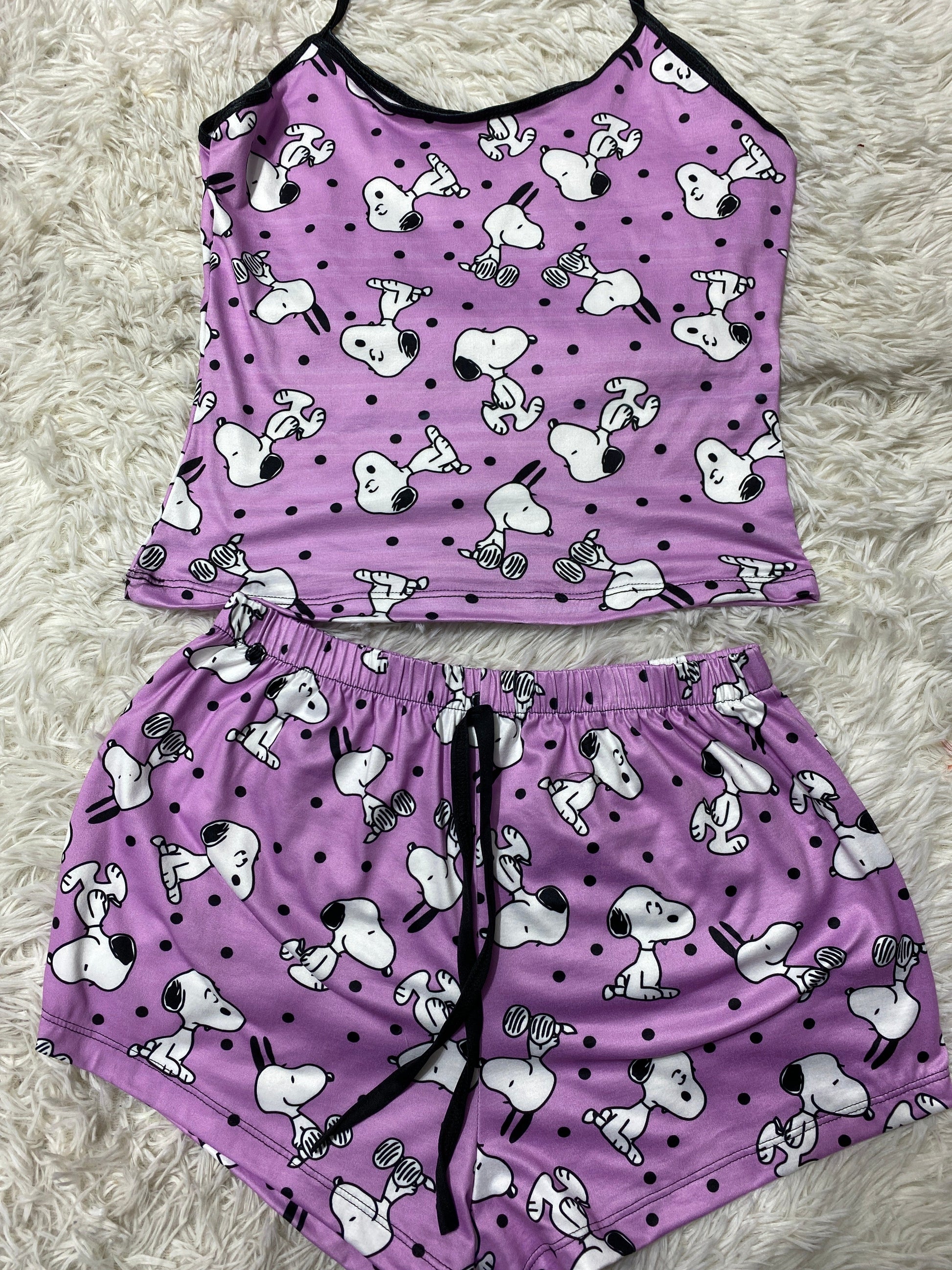 Snoopy Purple Women's Pajama Set - Fundies