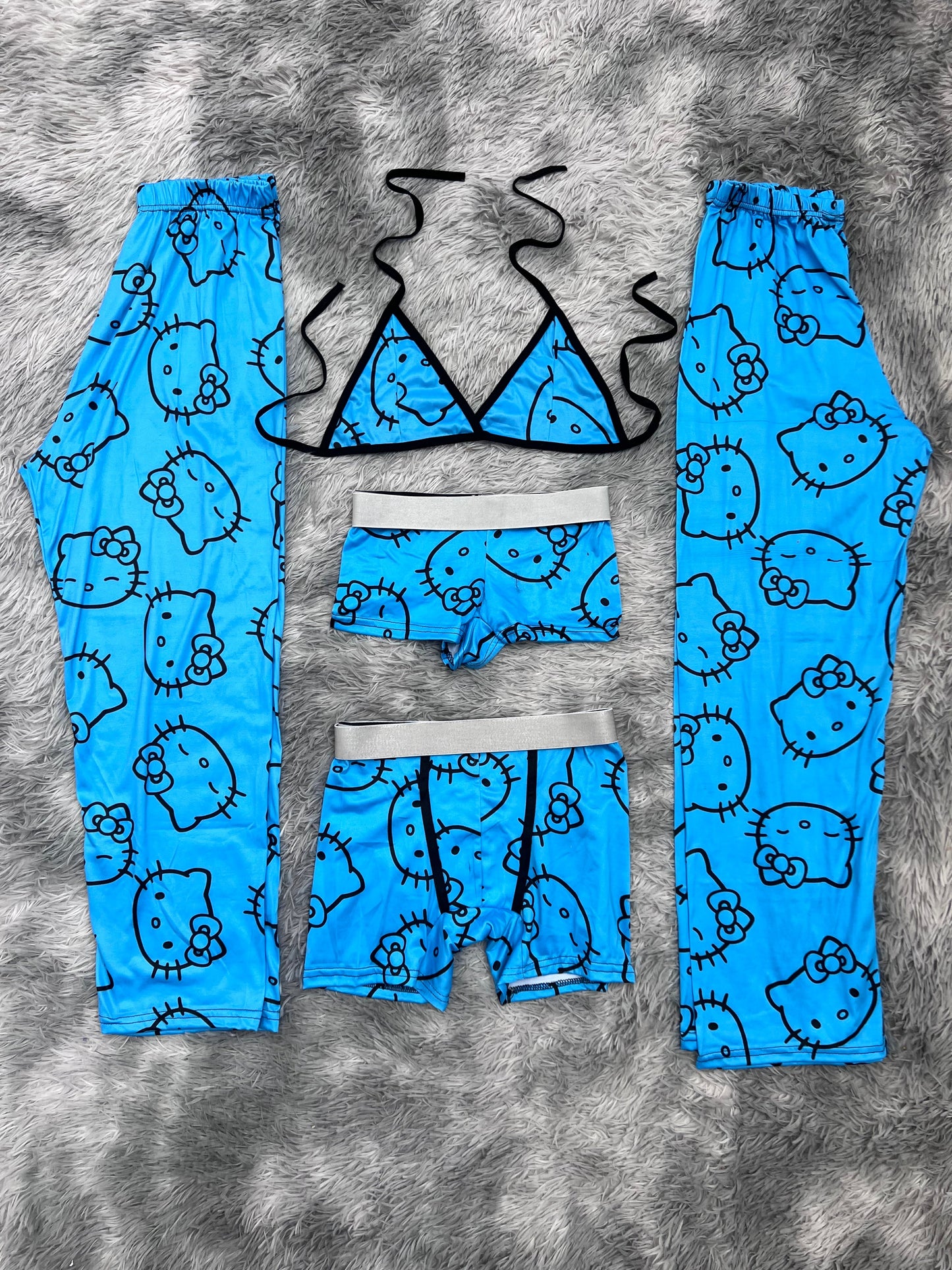 Heloo Kitty Blue 5 Piece PJ - Fundies