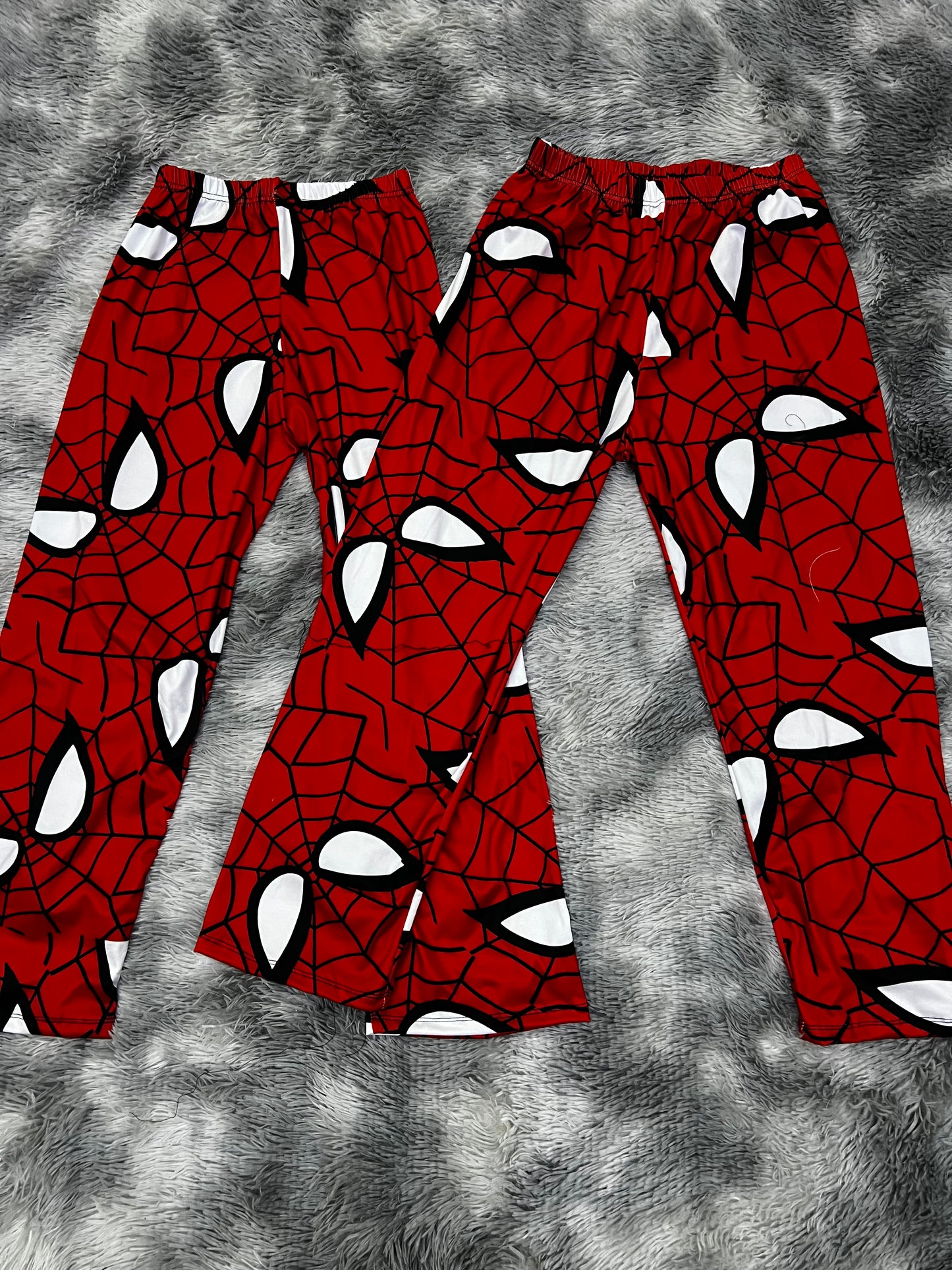 Spidey faces plush pajama duo