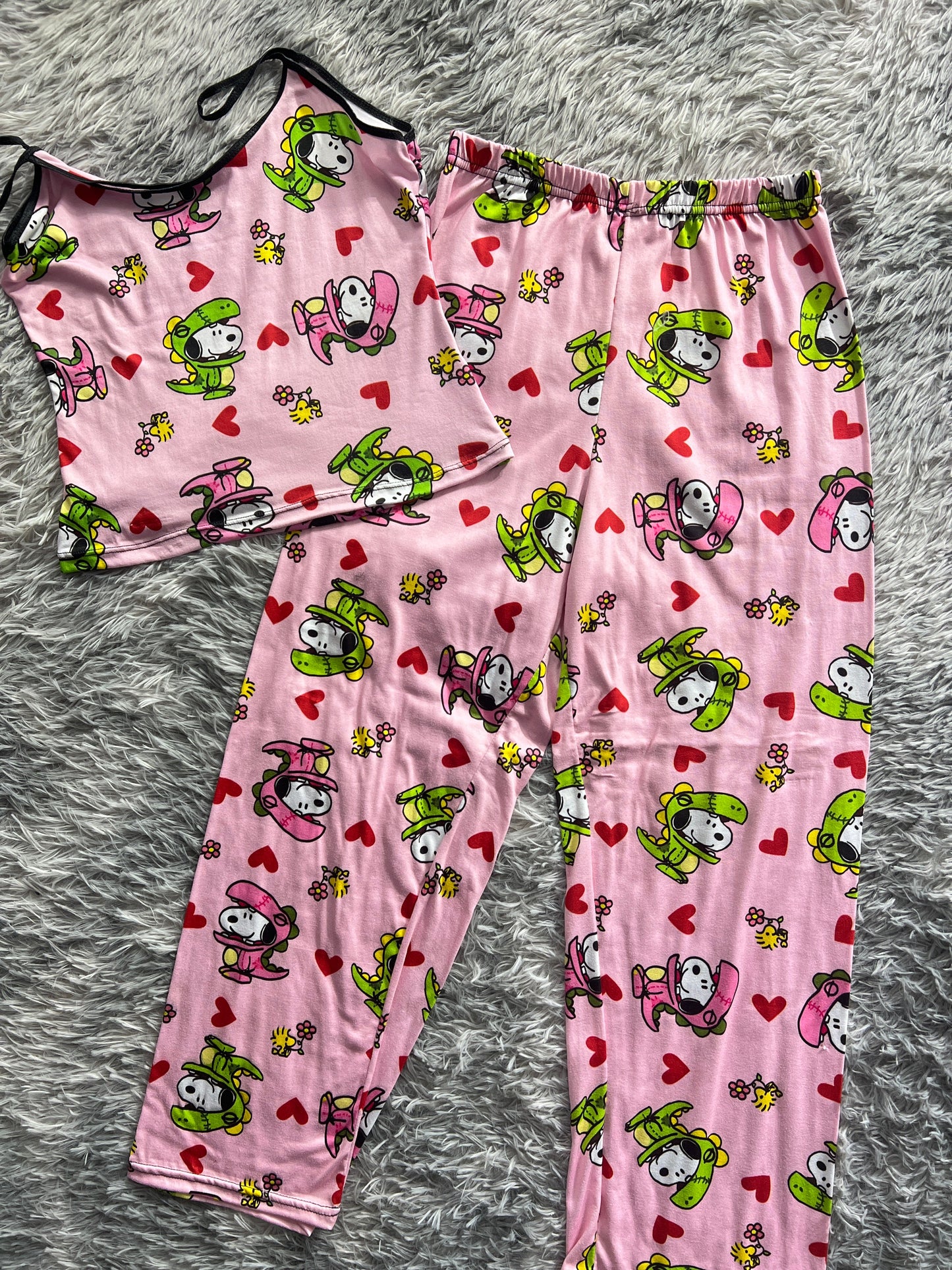 Snoopy Dinosaurio Women's Pajama Set - Fundies