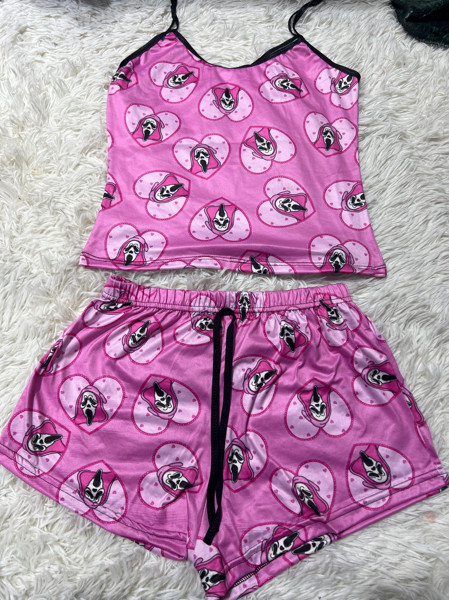 Scream Pink Women's Pajama Set - Fundies