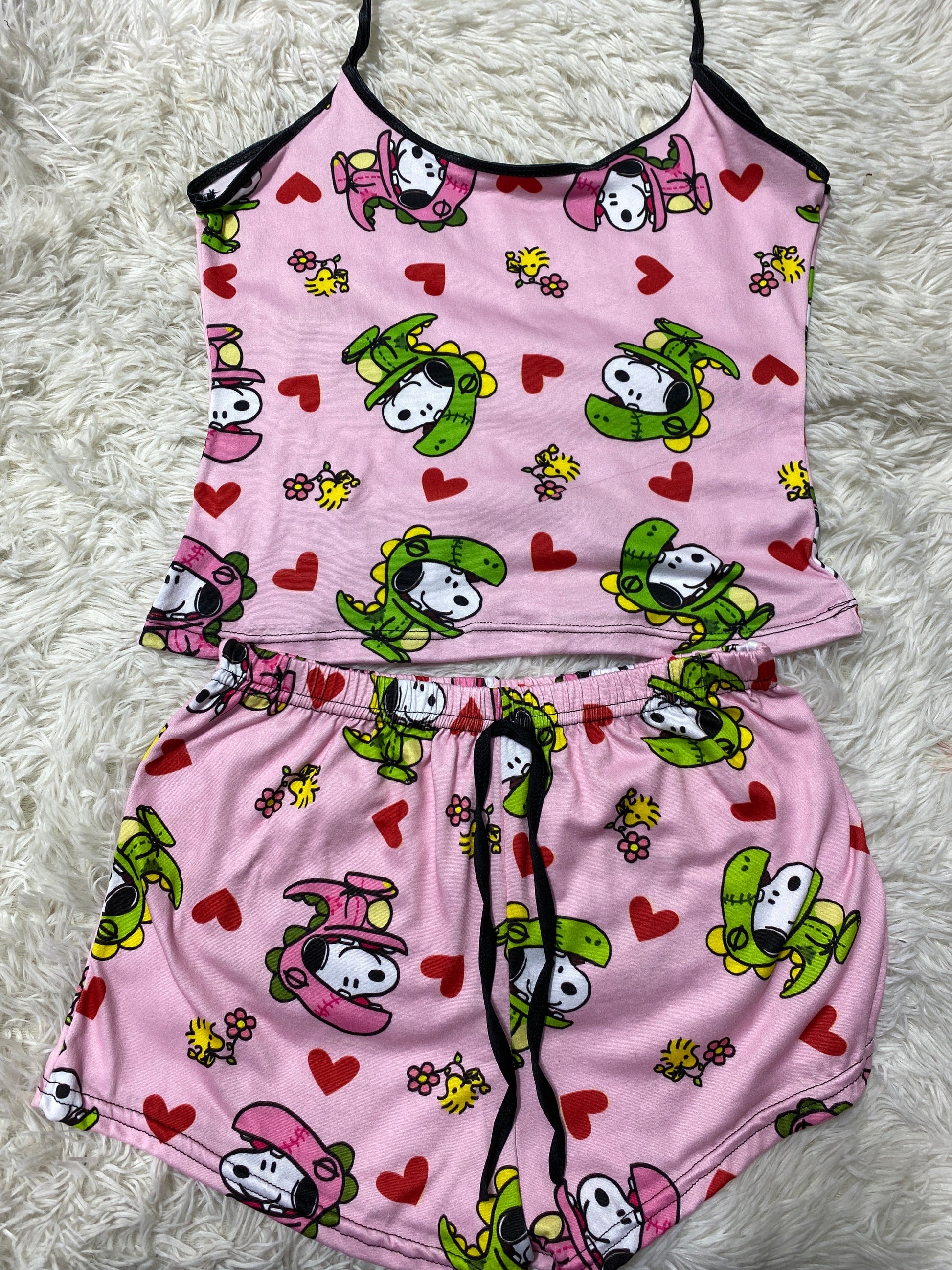 Snoopy Dinosaurio Women's Pajama Set - Fundies