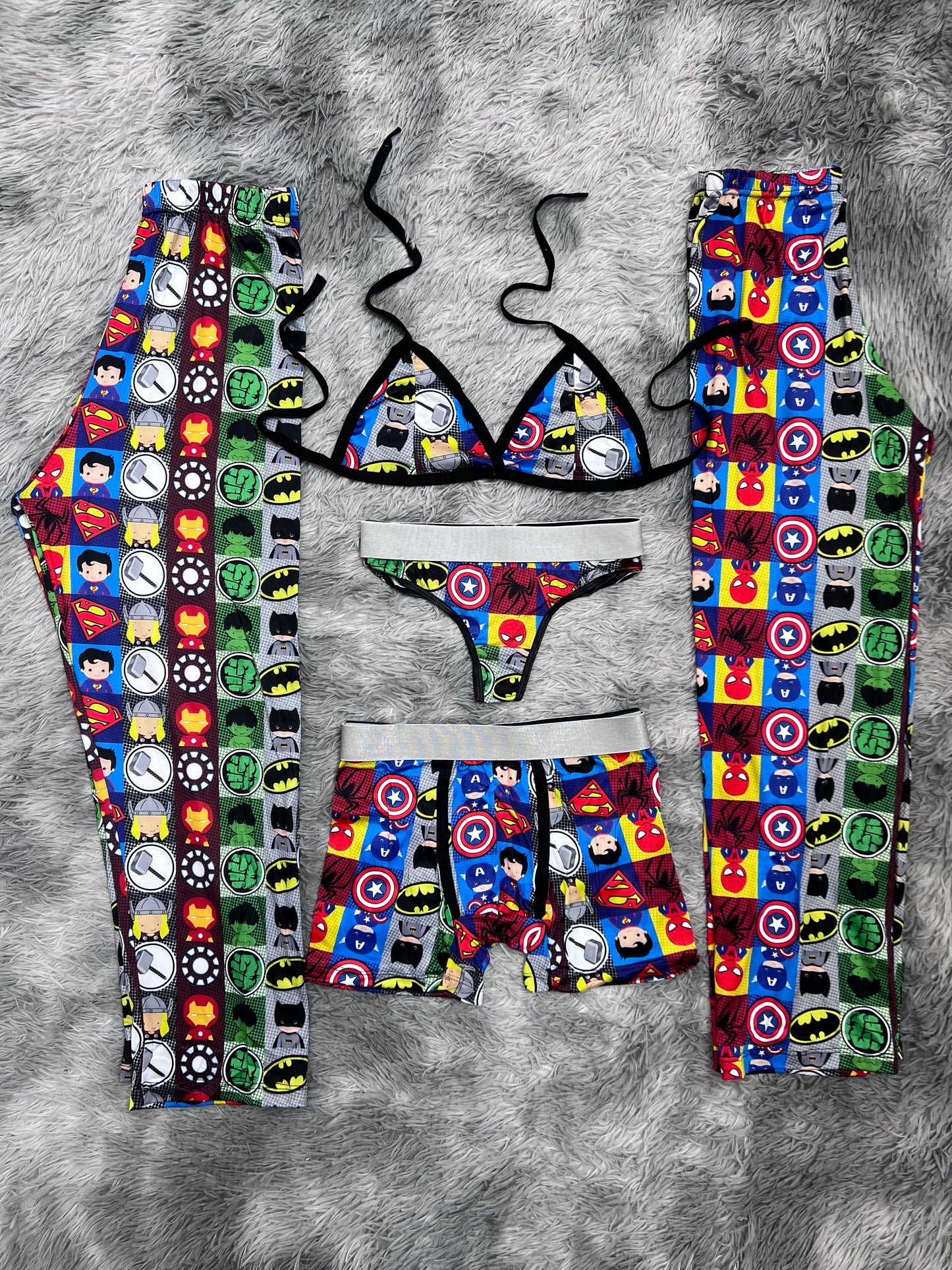Superheroes Pequeños 5 Piece PJ - Fundies